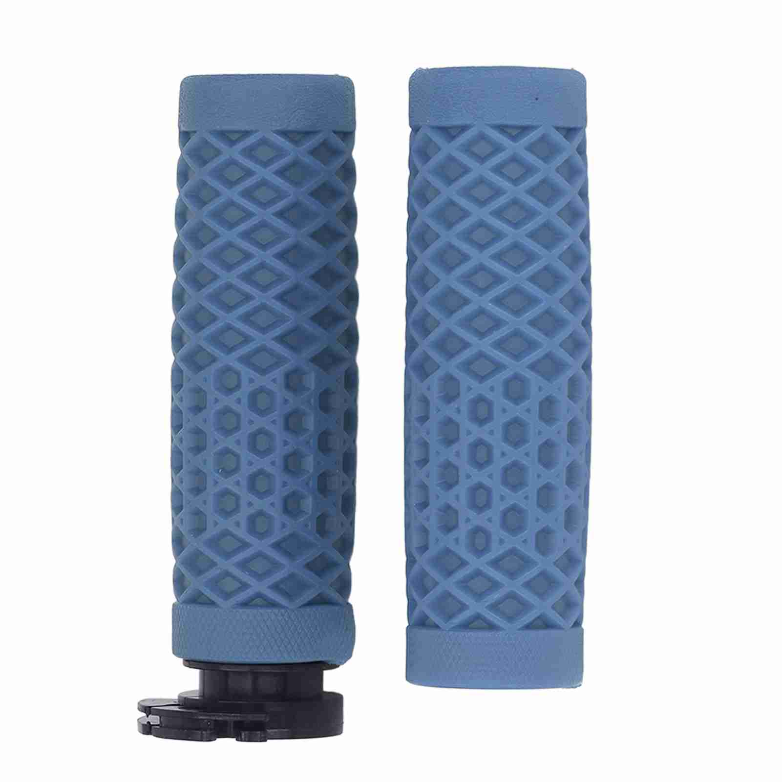 22-mm-silikon-gasgriffe Für Gy6 50ccm, 80ccm, 125ccm Und 150ccm Motorrad-/rollerlenker, Blauer, Rutschfester Griff