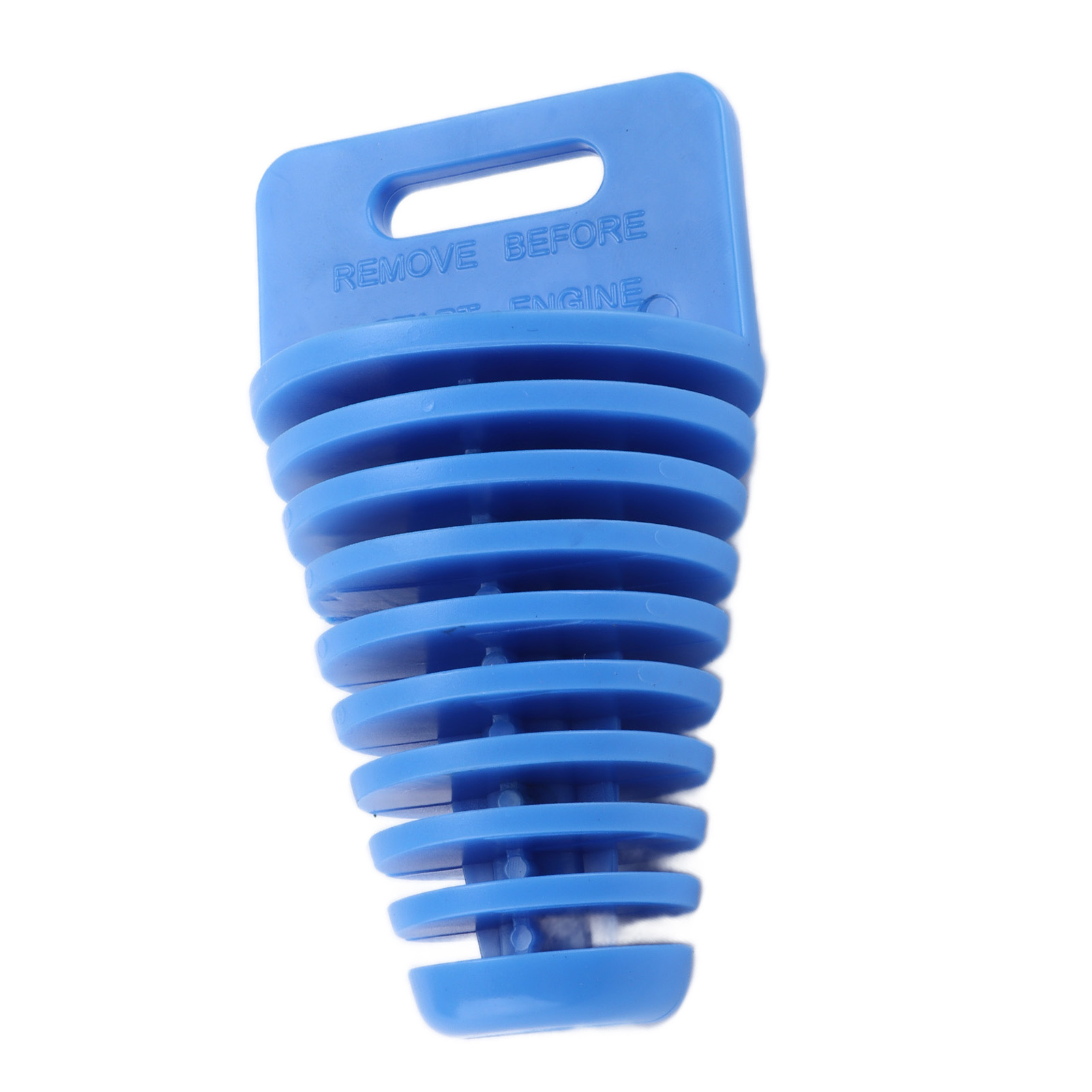 Blauer Gummi-motorradauspuffstopfen, Wasserdichter Schalldämpferstopfen, Auspuffrohr-spülstopfen, Staubdicht, Wasserdicht, Motorradzubehör.