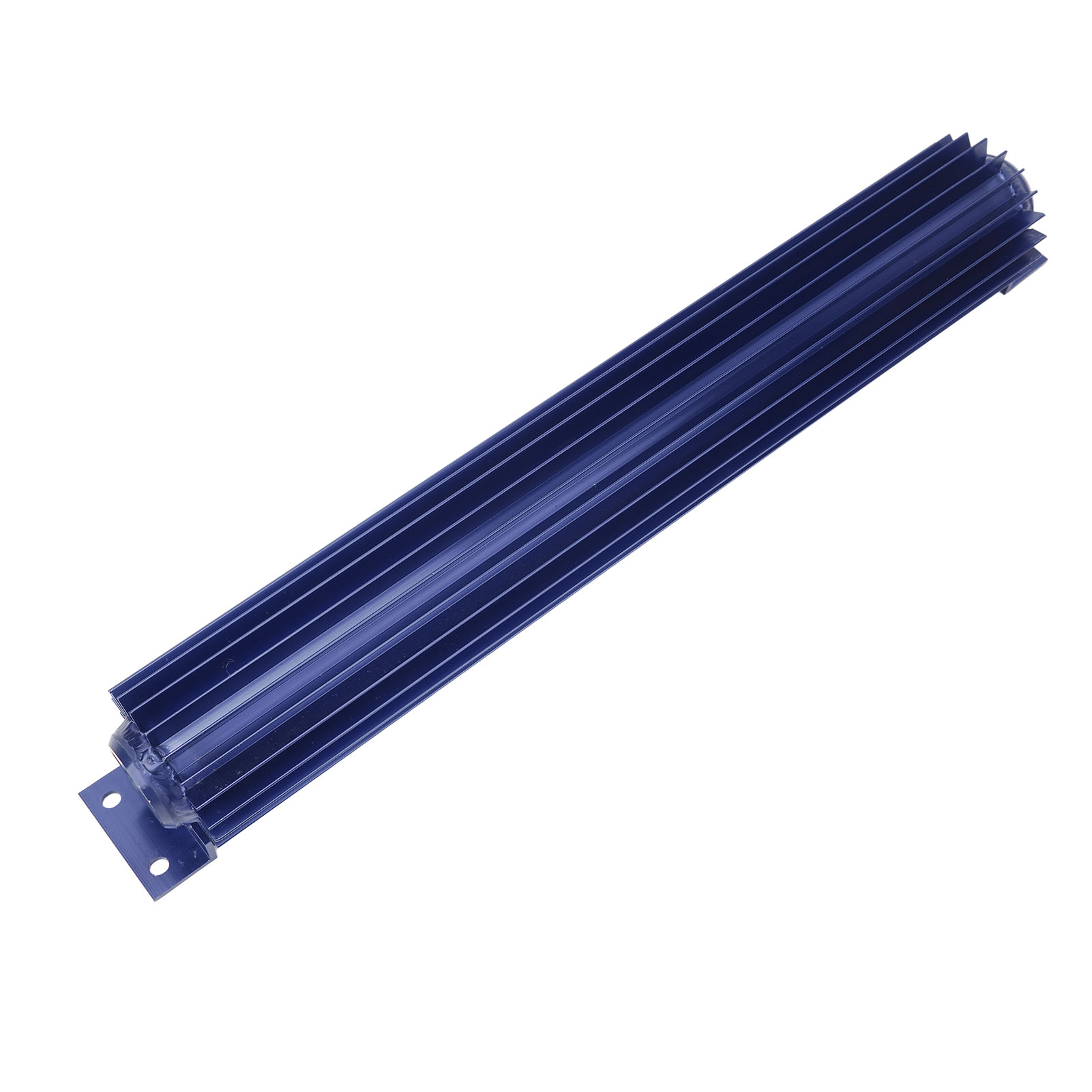 18-zoll-getriebeölkühler Aus Blauem Aluminium, Schnelle Kühlung, Eloxierte Kühlrippen, Universell Für Pkw Und Lkw