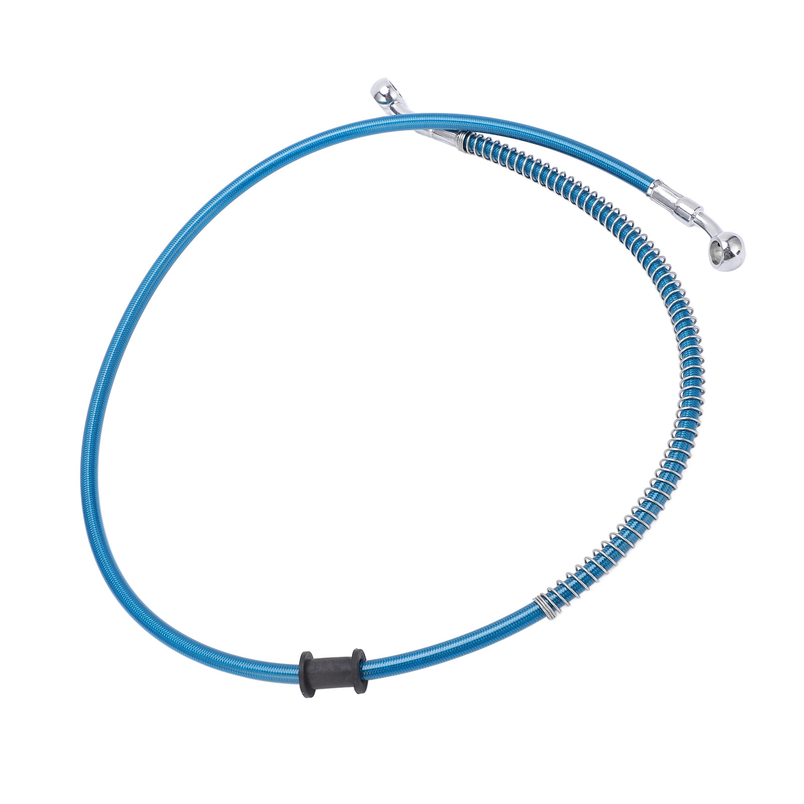 Universeller 100 Cm Langer Blauer Stahlflex-bremsschlauch Für Motorräder, Hochleistungsschlauch Für Motocross, Roller, Quad Und Dirtbike