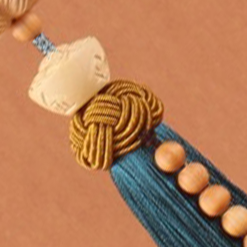 Handgeschnitzter Blauer Buddha-lotus-glücksbringer-anhänger Für Die Innenausstattung Des Rückspiegels, Auto-styling-accessoire