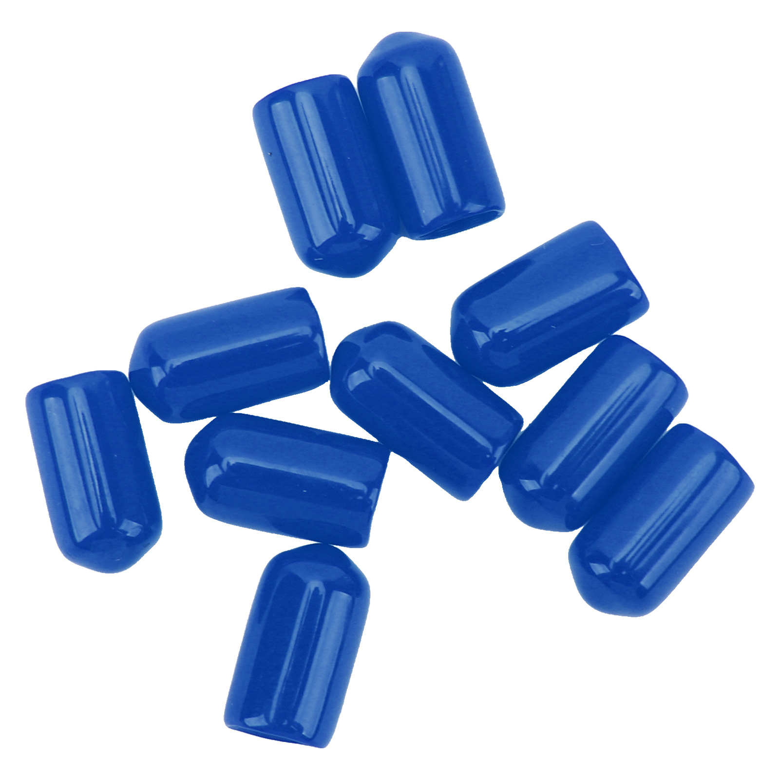 20 Bremsenentlüftungsdüsen (6 Mm) Für Bremssättel, Blaue Pvc-kappen, Hochfest, Für Die Meisten Bremssysteme.