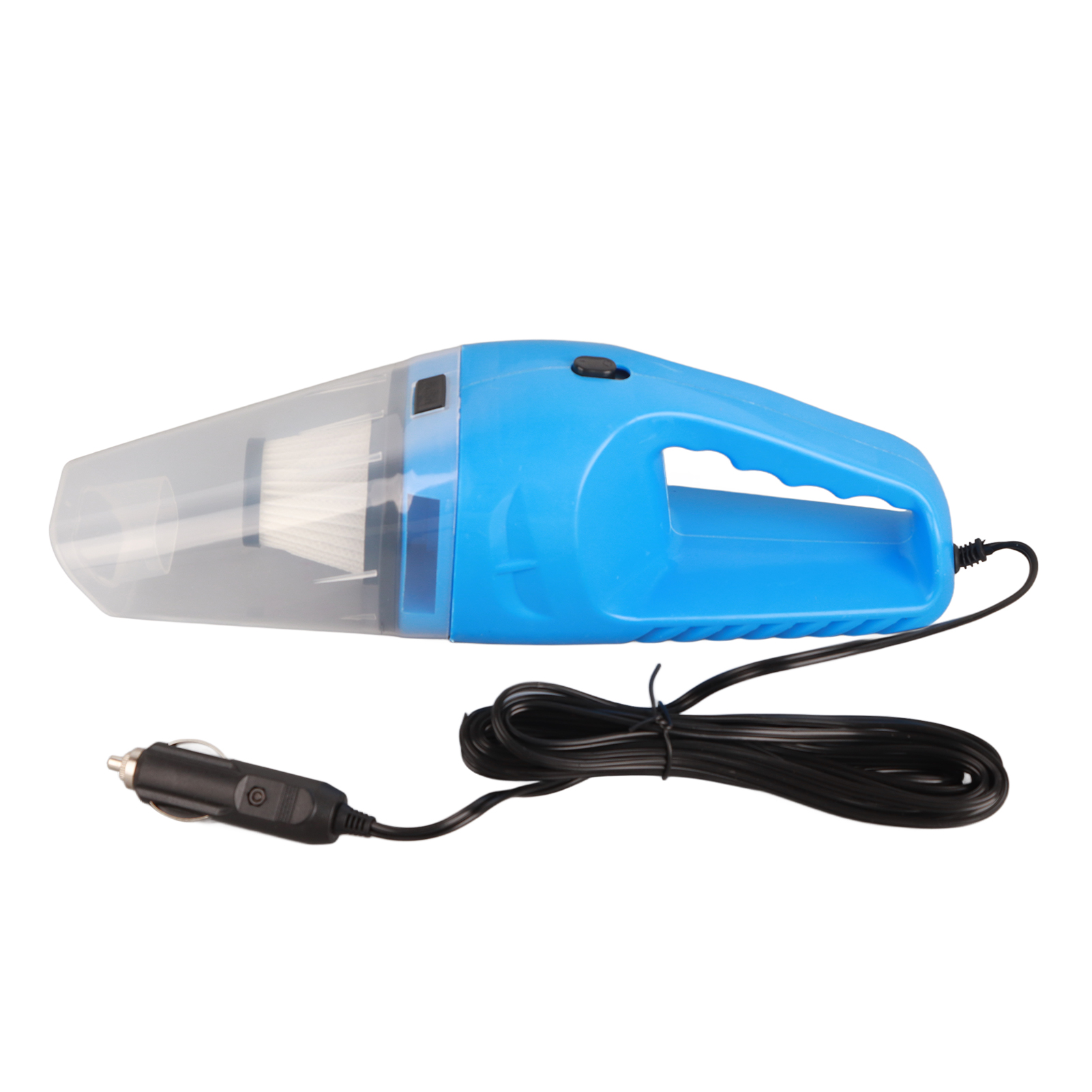 Leistungsstarker, Kabelgebundener, Tragbarer Handstaubsauger Für Auto Und Haushalt, Blau, Hochleistungs-elektroreiniger Für Auto Und Haushalt