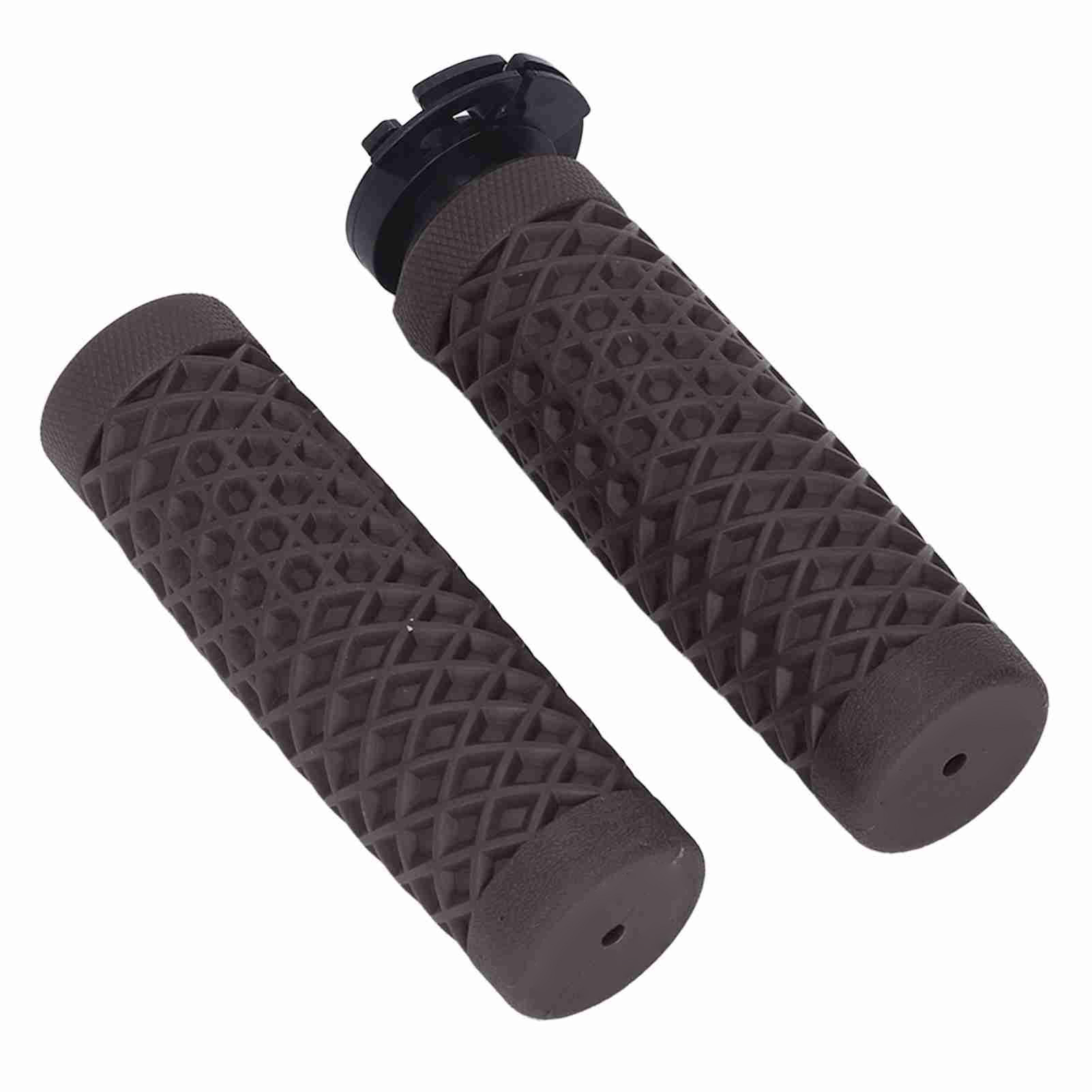 22 Mm Braune Silikon-gasgriffe Für Motorräder, Lenker-kit Für Gy6 50cc 80cc 125cc 150cc Roller, Rutschfeste Gasgriffkugeln