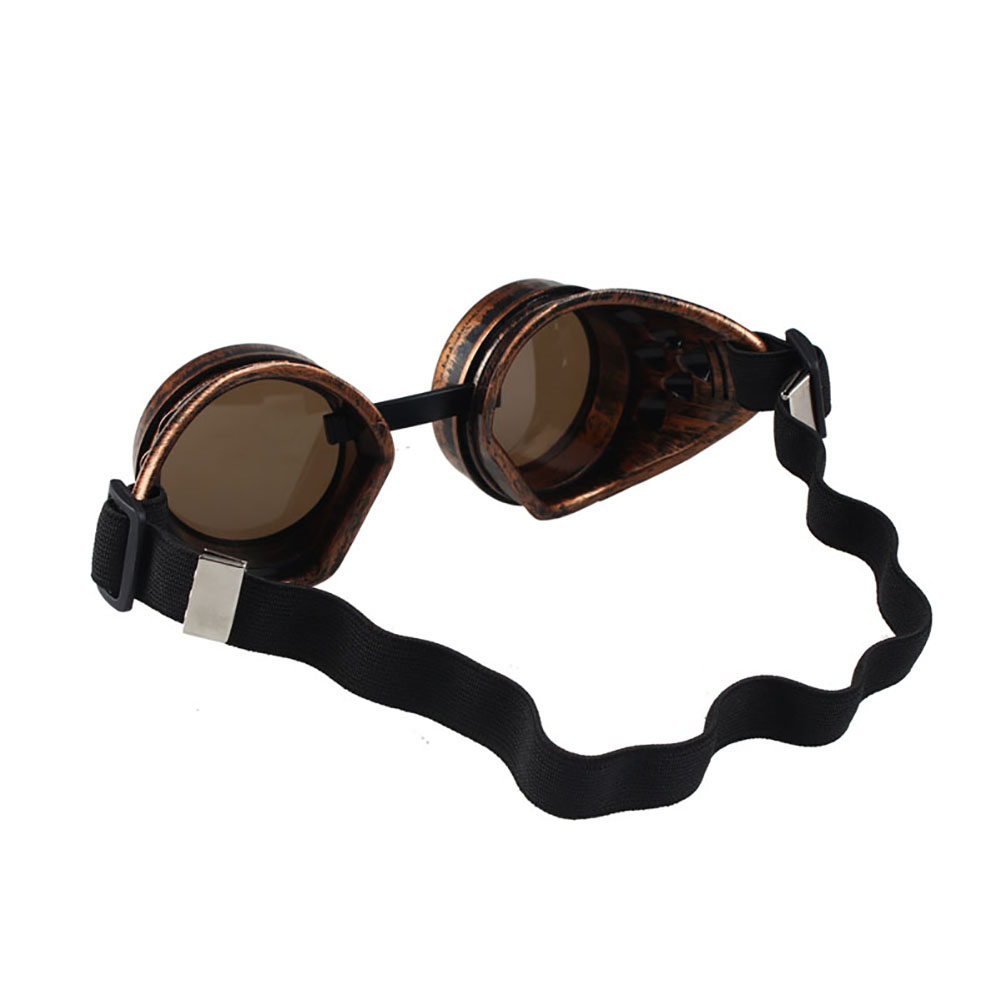 Schweißerschutzbrille Im Gothic-steampunk-stil, Schwere Metalllinsen, Schweißerschutzbrille, Robuster Augenschutz.