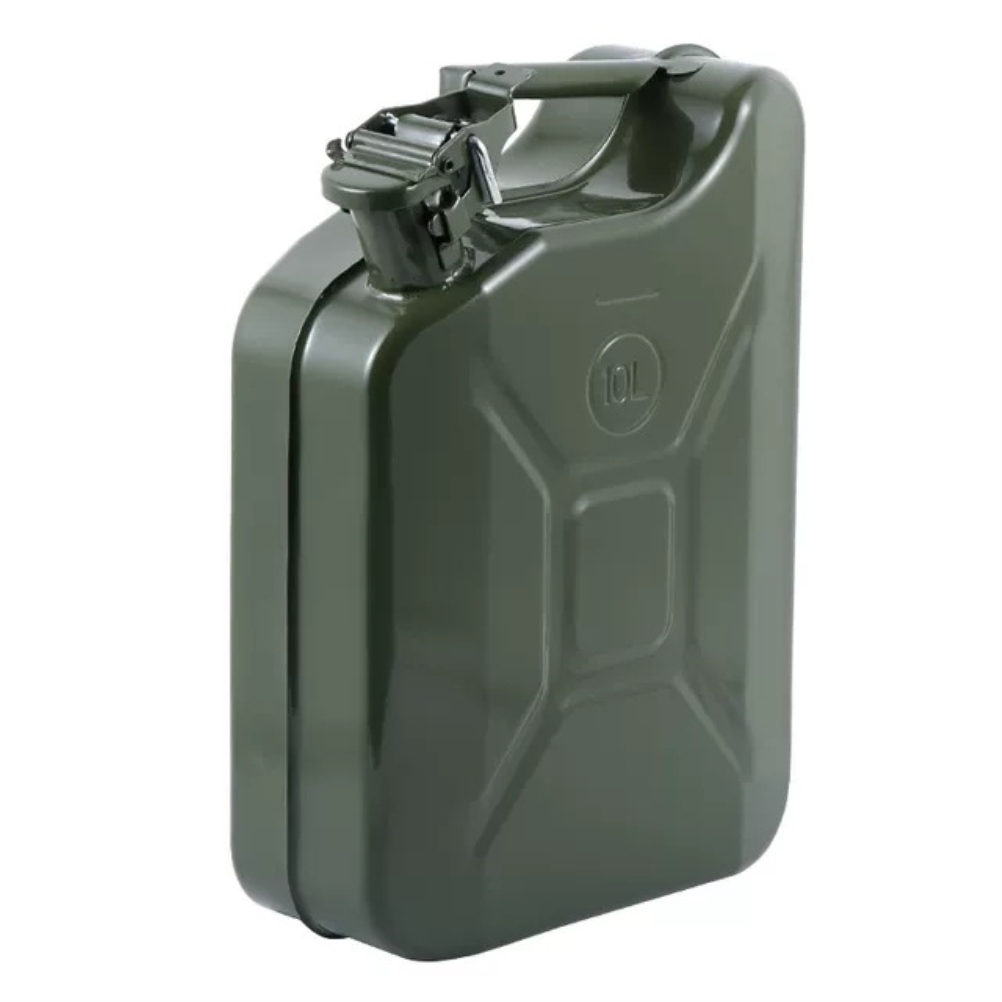 5l/10l Metall-benzinkanister, Us-standard, Dickwandiger Tragbarer Tank, Notfallkanister Für Autos, Lkws, Benzin.