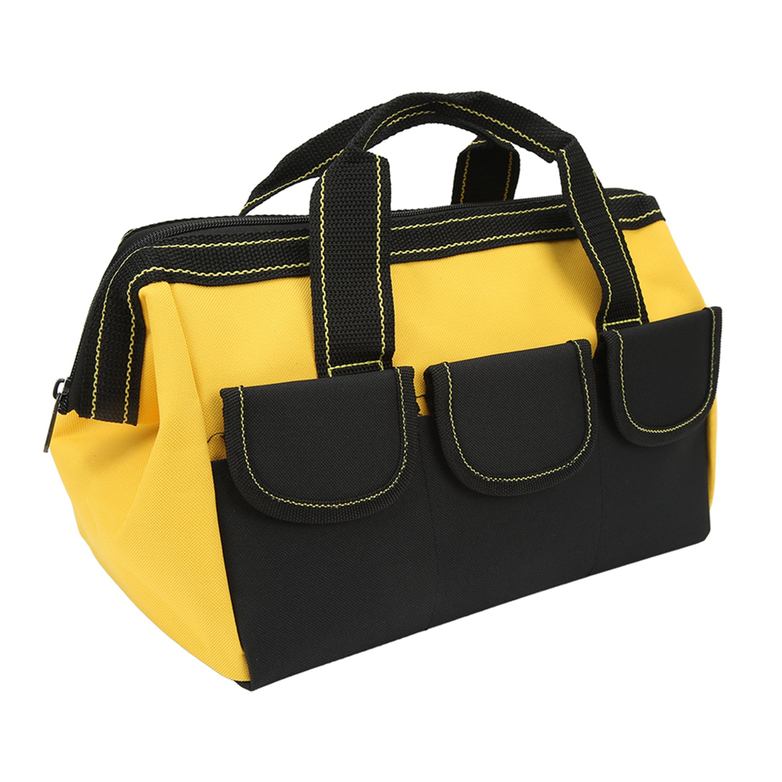 16-zoll-werkzeugtasche Mit Breiter Öffnung, Robust, Wasserdicht, Tragbar, Gelb