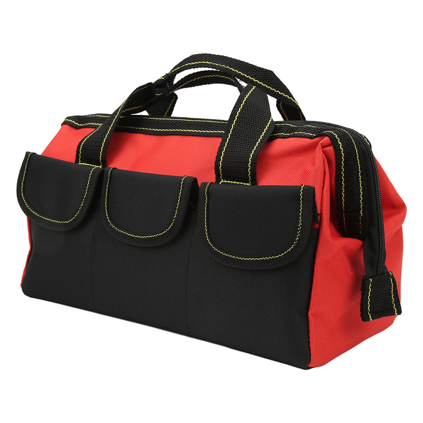 13-zoll-werkzeugtasche Aus Oxford-gewebe, Multifunktional, Wasserdicht, Mit Großer Öffnung, Ideal Für Heimwerkerbedarf Und Werkstatt, Rot