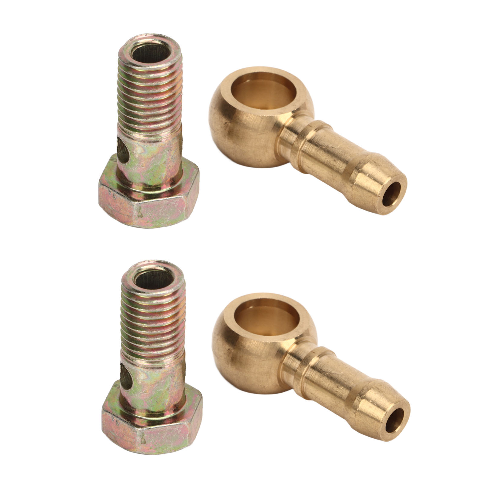 2er-set M12x1,25 Mm Auf 3/8 Zoll Turbo-wasser-banjoschrauben Mit Guter Abdichtung, Turbolader-wasserleitungsrohr-banjo-anschluss-kit