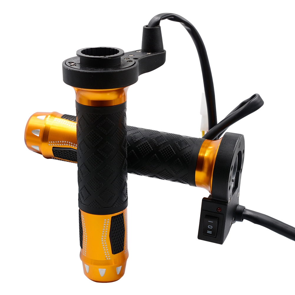 Elektrische Motorrad-heizgriffe (12 V), Temperaturregelung, Rutschfest, Wasserdicht, Manuelle Heizung, Lenkerzubehör, 2er-set, Robust Und Komfortabel