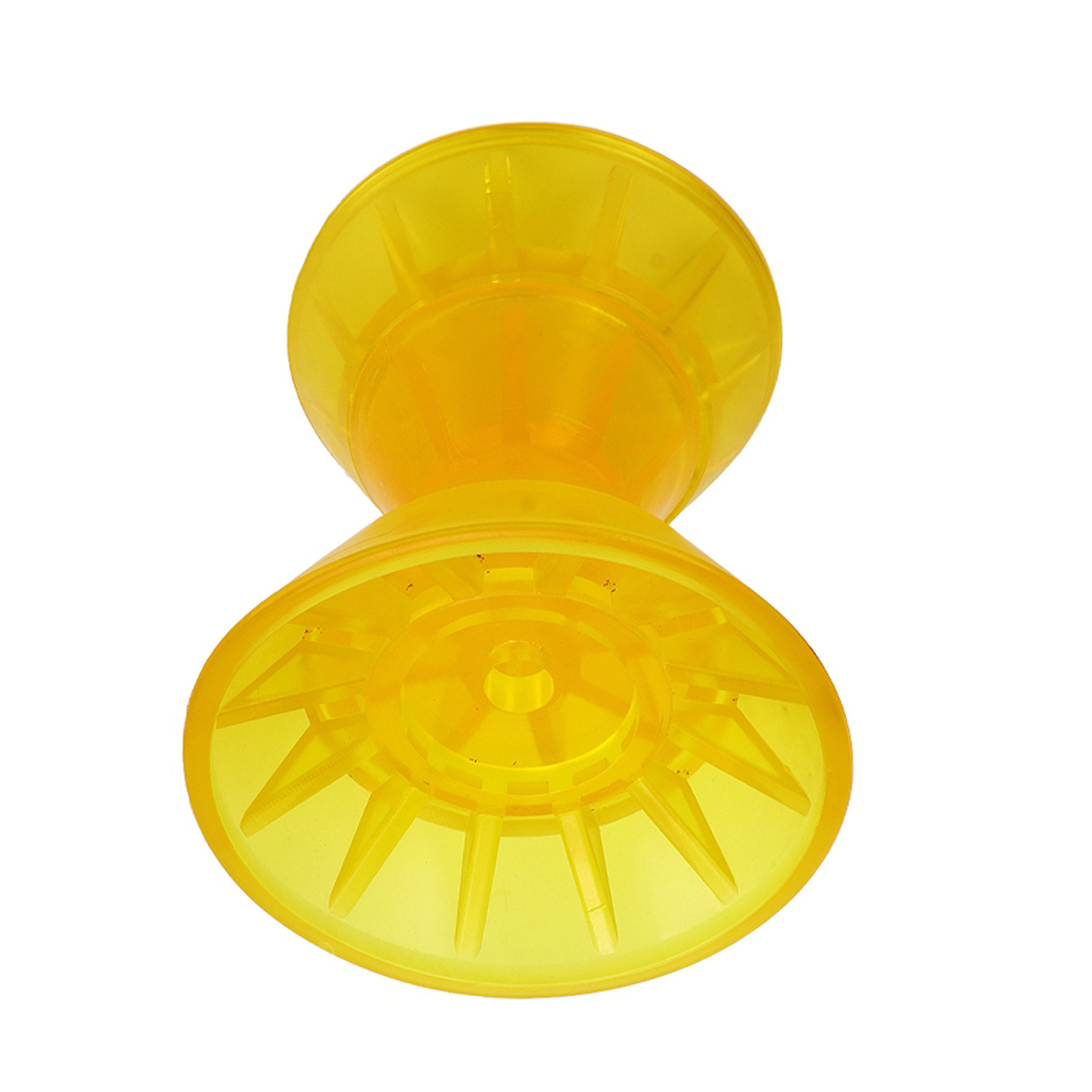 Marine-rollenbogenform, 3-teilig, Reibungsreduzierend, Gelb, Geformtes Pvc, Für Wohnwagen, Boote, Anhänger Und Wohnmobile
