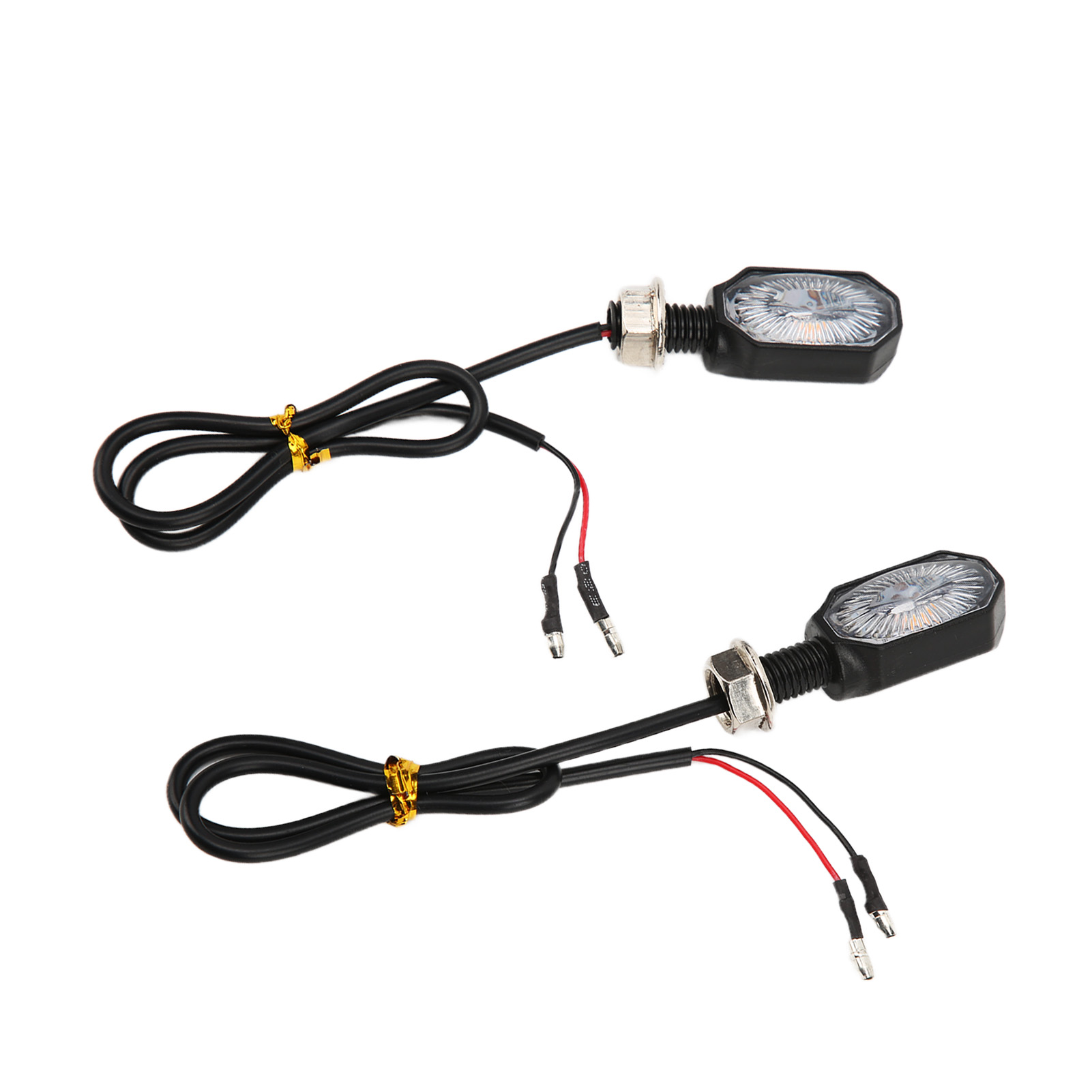 Universelle Motorradblinker, 2 Stück, 12 V, Mini-oval-blinker Für Roller, Atv, Quad, Motocross