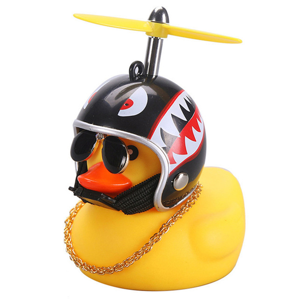 Spielzeugente Autodeko Armaturenbrett Entenküken Helm Propeller Puppenaufkleber Autozubehör Kind Erwachsene