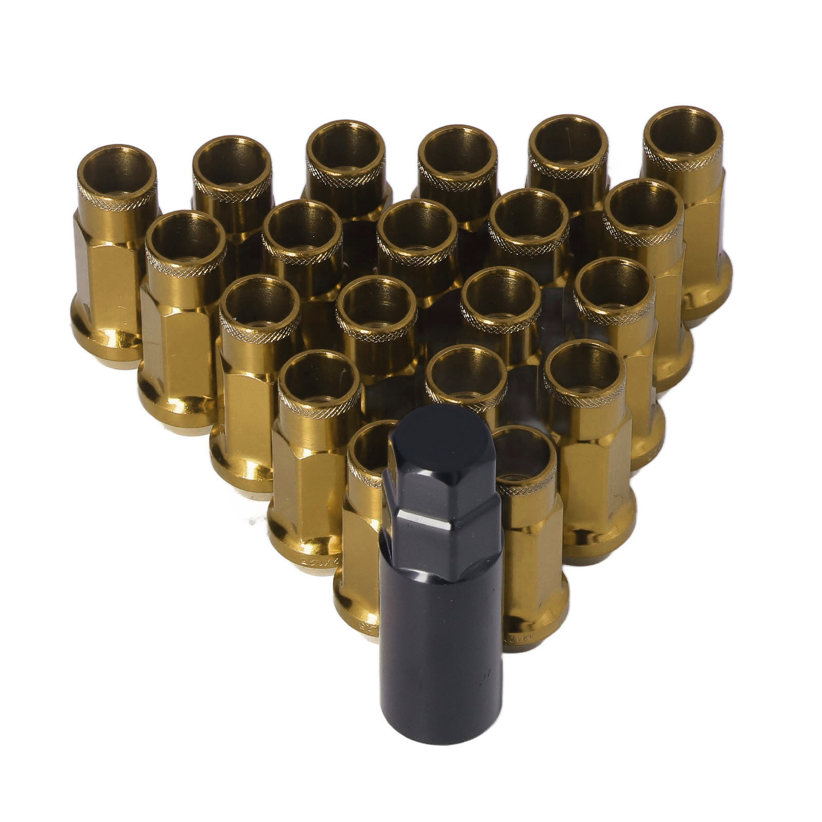 M12x1,25 Vergoldete Radmuttern Aus Metall, 20er-pack, Universelles Autozubehör, Ersatz Für Mitsubishi