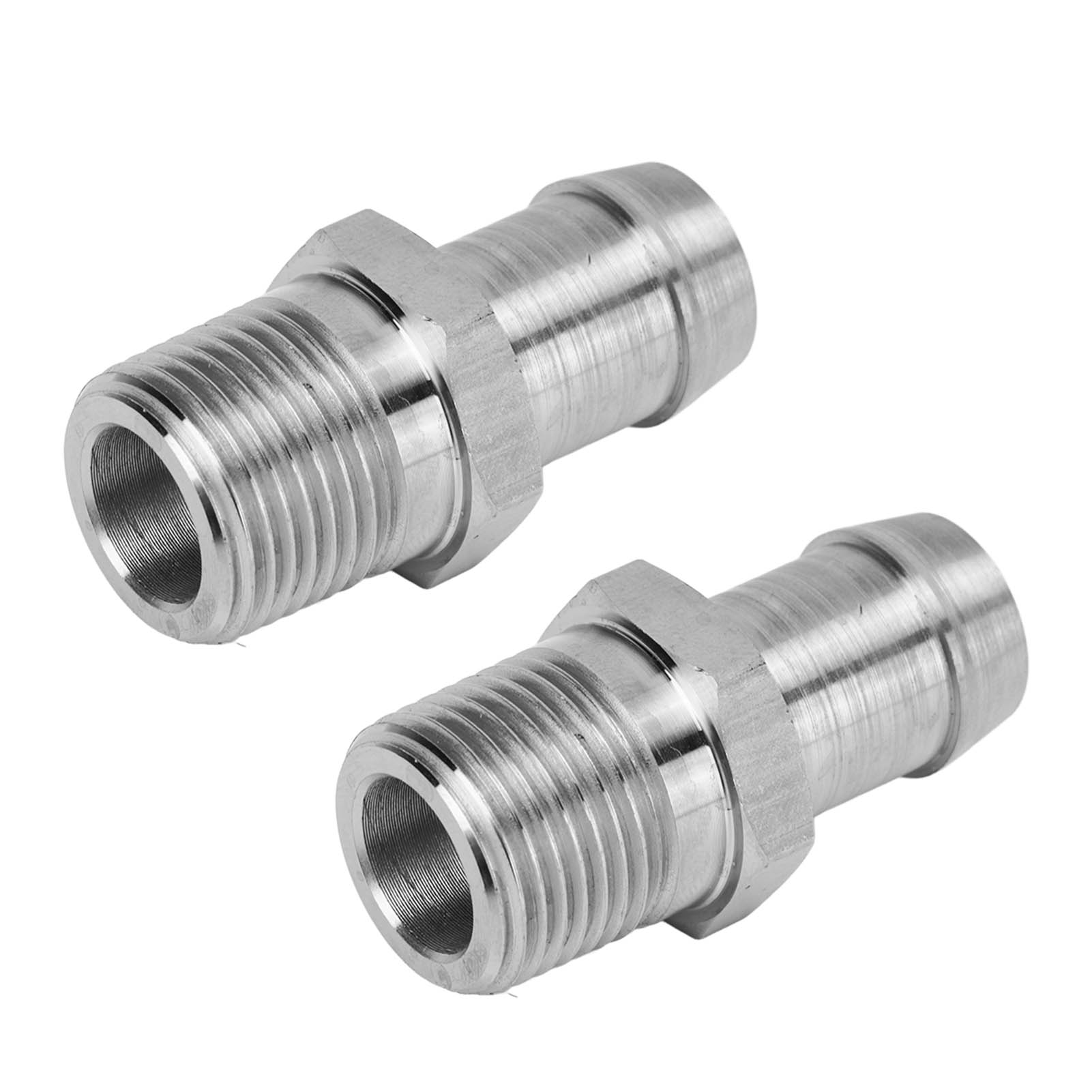 2 Stück 1/2-zoll-npt-außengewinde Auf 5/8-zoll-schlauchanschluss-heizungsansaugkrümmer-schlauchadapter