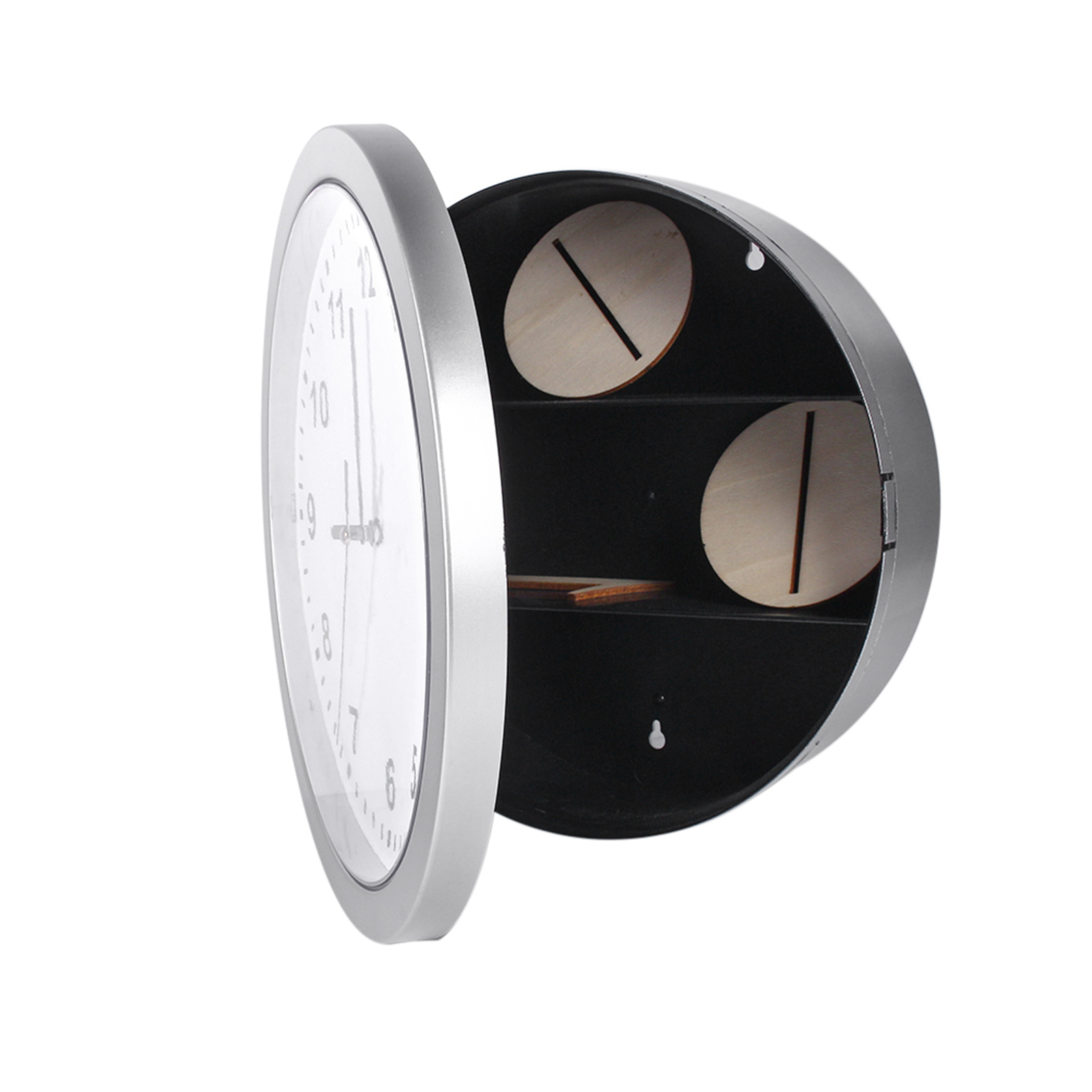 Ein Als Wanduhr Getarnter Tresor, Versteck Für Münzen, Schmuck, Wertsachen, Sichere Aufbewahrung Für Bargeld.