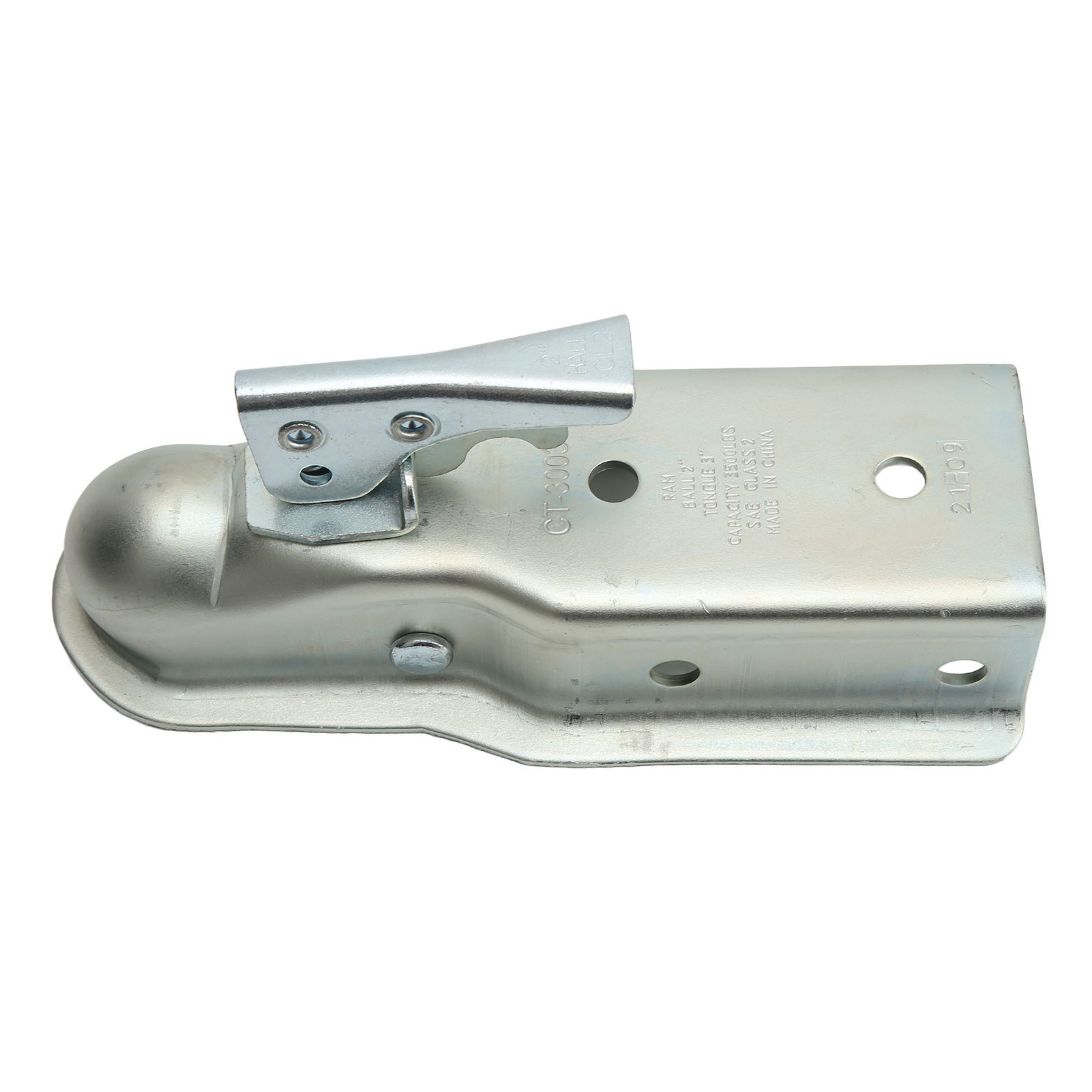 Gerade Schwanenhalskupplung, 50-mm-kugelkopfkupplung, 76-mm-schiene, 3500 Kg Tragfähigkeit Für Vierkantrohr, Schwerlastanhänger.