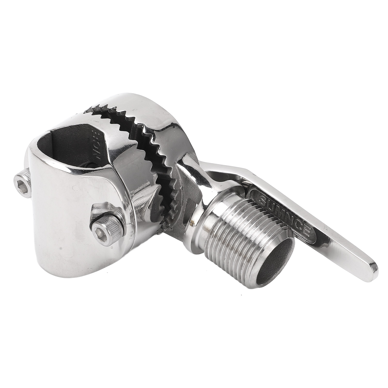 Vhf-antennenhalterung, Edelstahl 316, Verstellbare Zahnstange Für Stangen Von 7/8" Bis 1", Universelle Marinehalterung