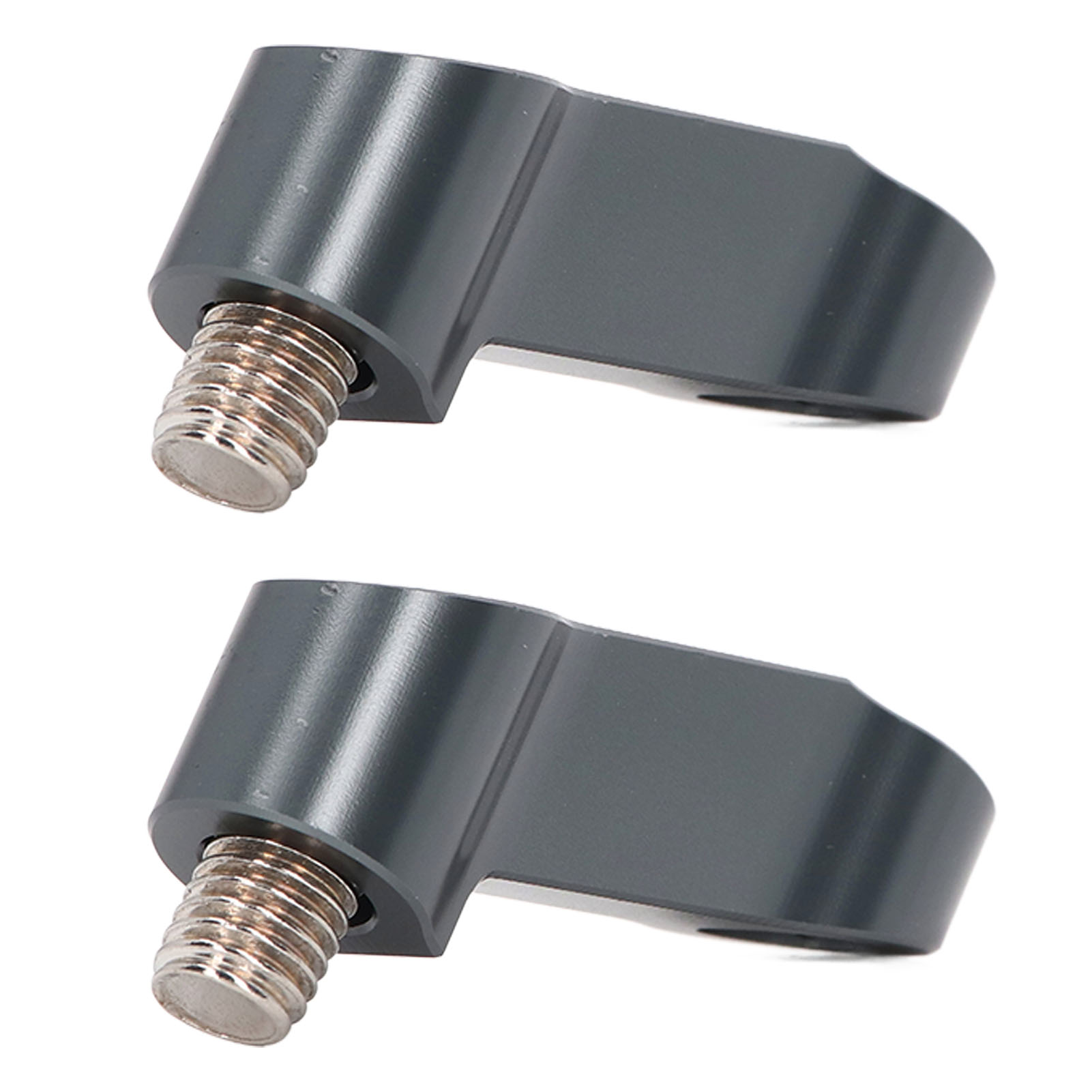 Motorrad-spiegelverlängerung 10 Mm / 0,39 Zoll Adapterabdeckung Für Nmax 155 125 2015-2022 Grau