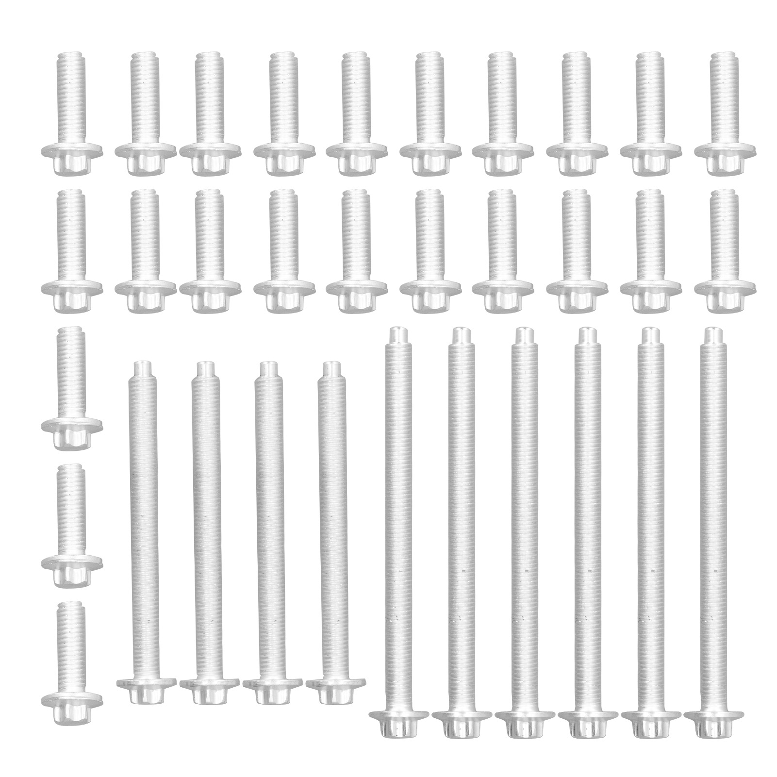 Satz Mit 33 Rostfreien Aluminium-ölwannenschrauben 11-13-0-392-549, Kompatibler Ersatz Für Bmw 1er 135i Und 328i.