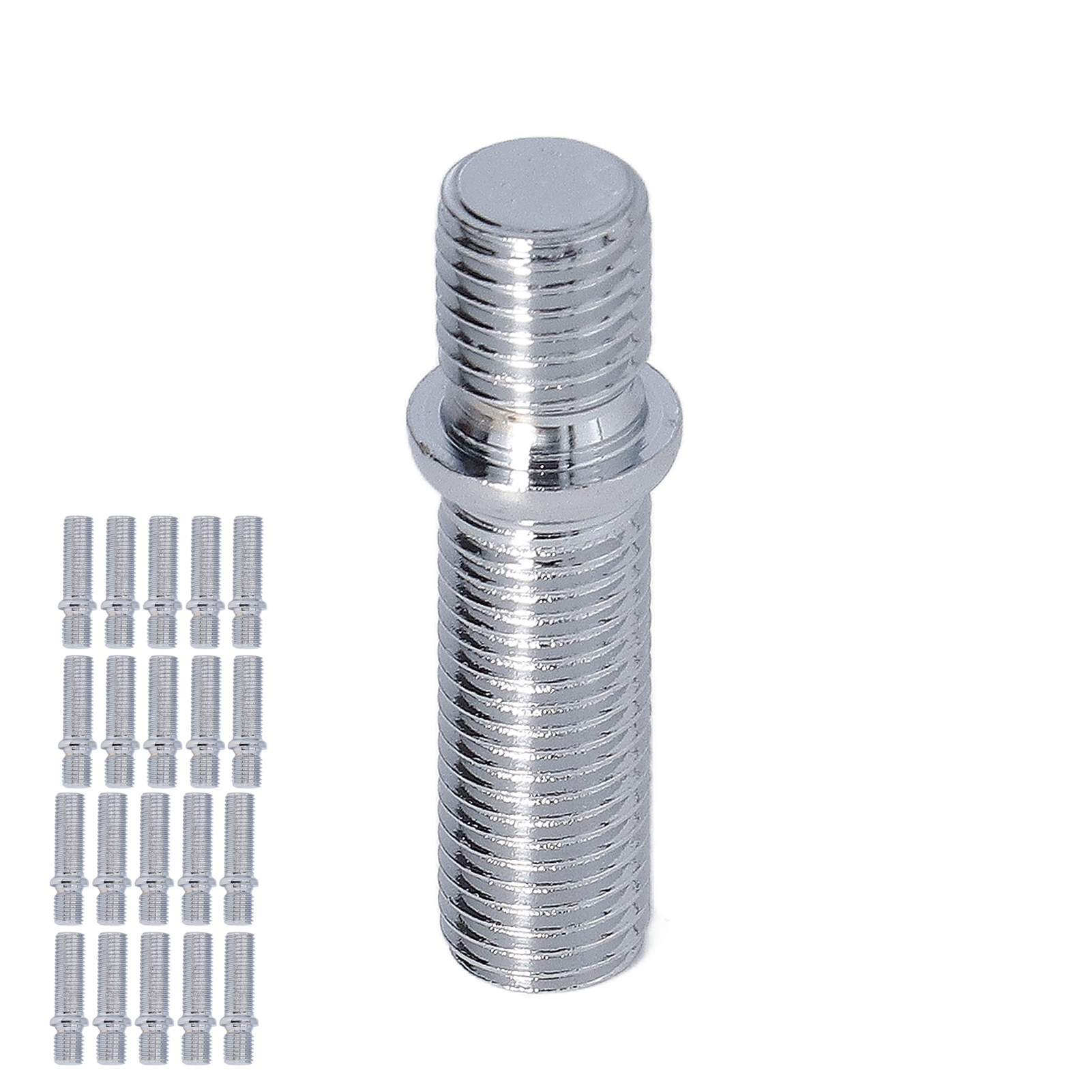 20 Stück Radbolzen-adapterschrauben, 50 Mm Länge, 33 Mm Schaft, Passend Für Mercedes-benz M12x1,25 Auf M12x1,5