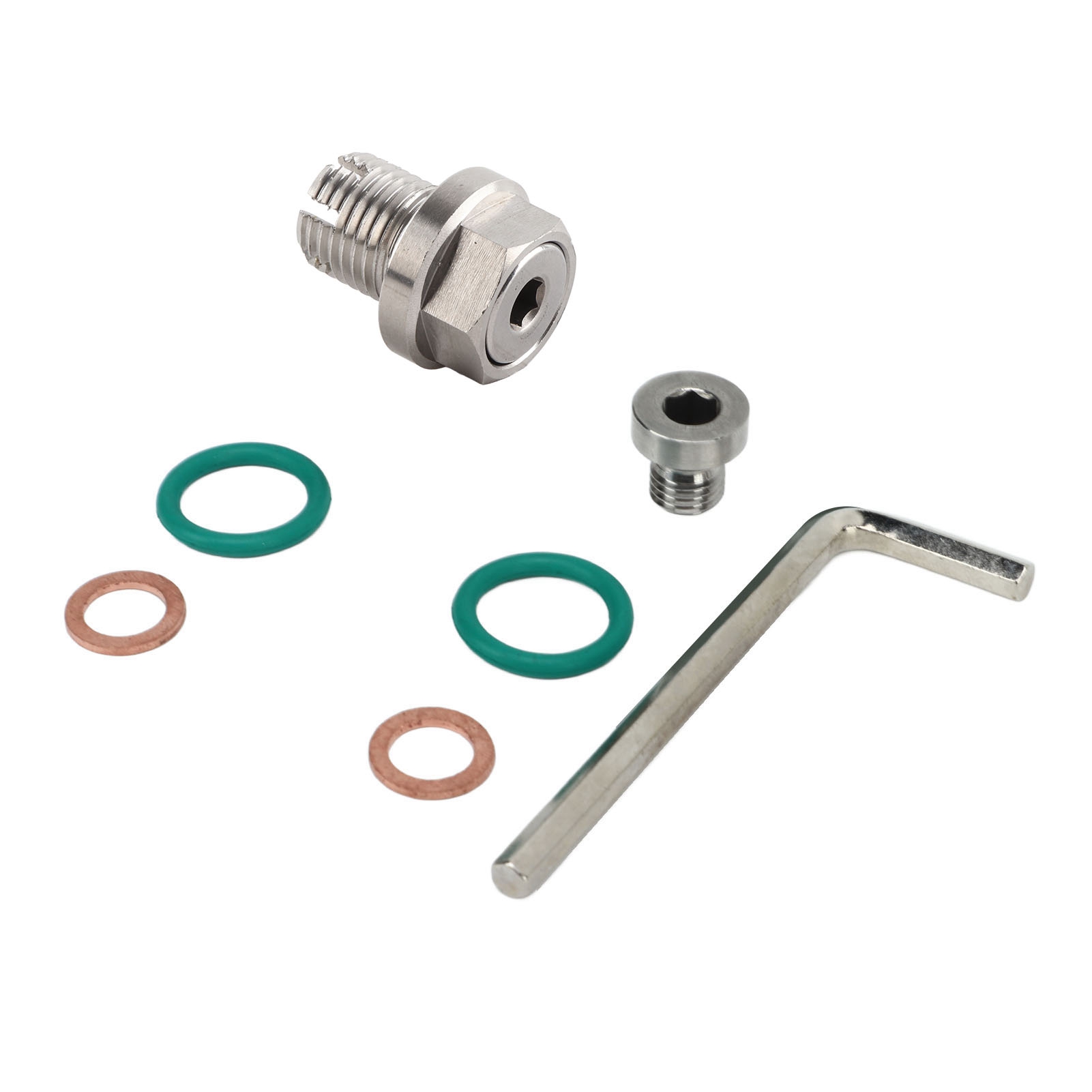 Übergroße Ablassschraube Aus Edelstahl, M14,1-1,5x15 Mm Selbstschneidendes Ölwannengewinde-reparaturset Mit Innensechskantschlüssel Und O-ring