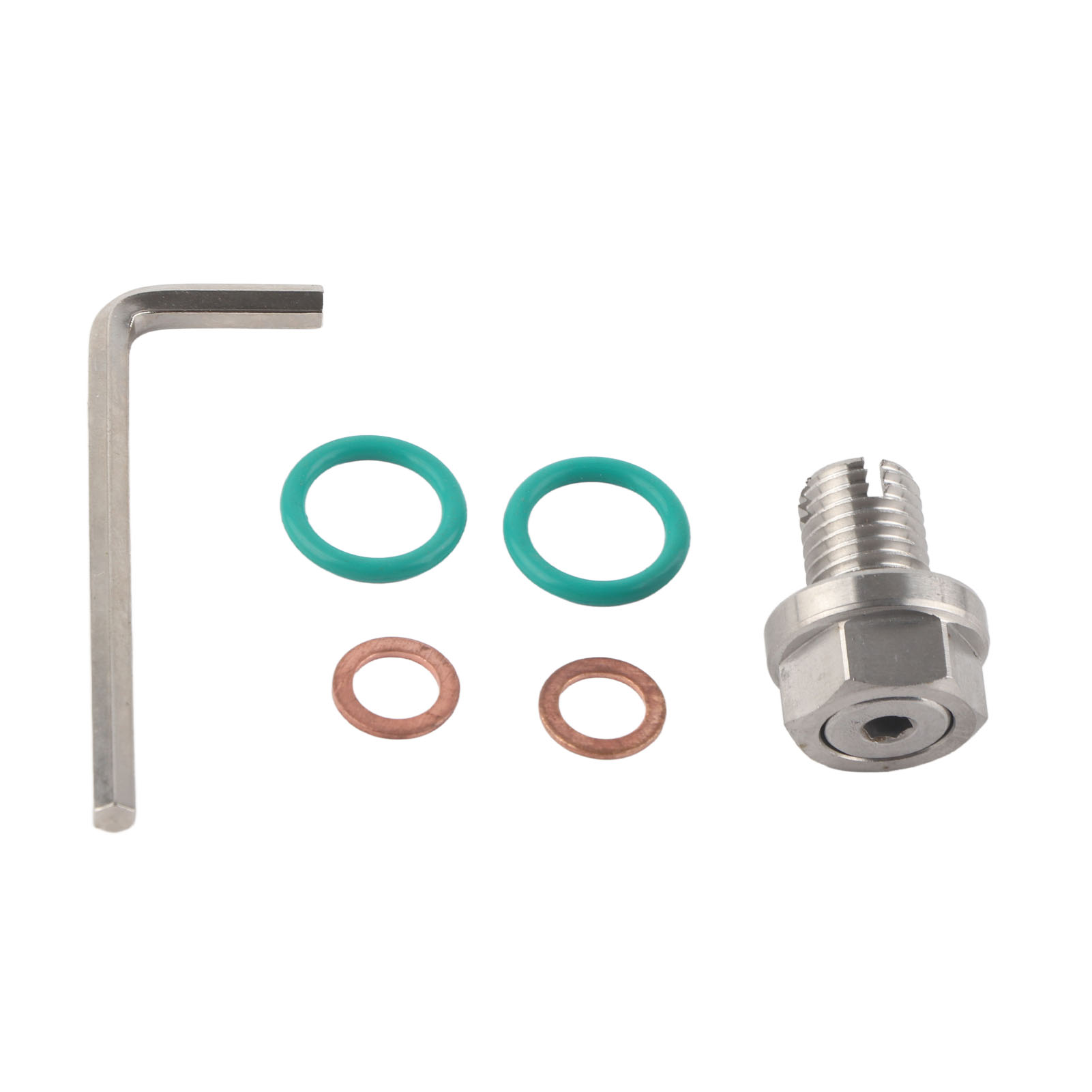 Übergroße Ablassschraube Aus Edelstahl, M12,1-1,5x15 Mm Selbstschneidendes Ölwannengewinde-reparaturset Mit Sechskantschlüssel Und O-ring.