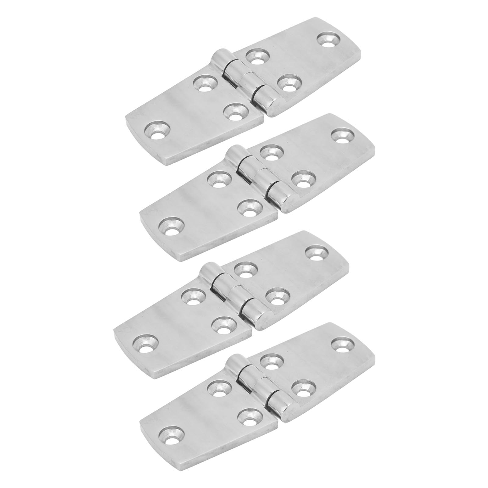 Edelstahl-scharnier Für Den Schiffbau, 102 X 38 Mm, 4er-set, Korrosionsbeständig, Für Bullaugen Und Türen An Booten, Yachten Und Segelbooten, Robuste Schiffsbeschläge