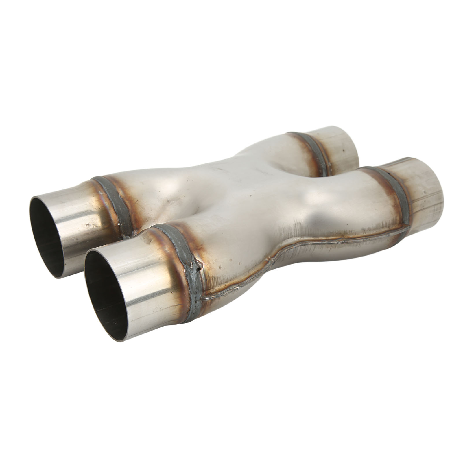 Doppelrohr-auspuffanschluss, Edelstahl 409, X-verbinder, 76 Mm Innendurchmesser, Auspuffrohradapter