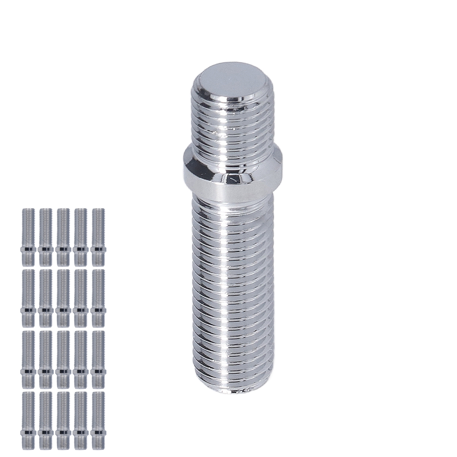 20 Stück Radbolzenadapter, 50 Mm Schaft, 33 Mm Umrüstung, Passend Für Mercedes-benz M12x1,5 Auf M12x1,5