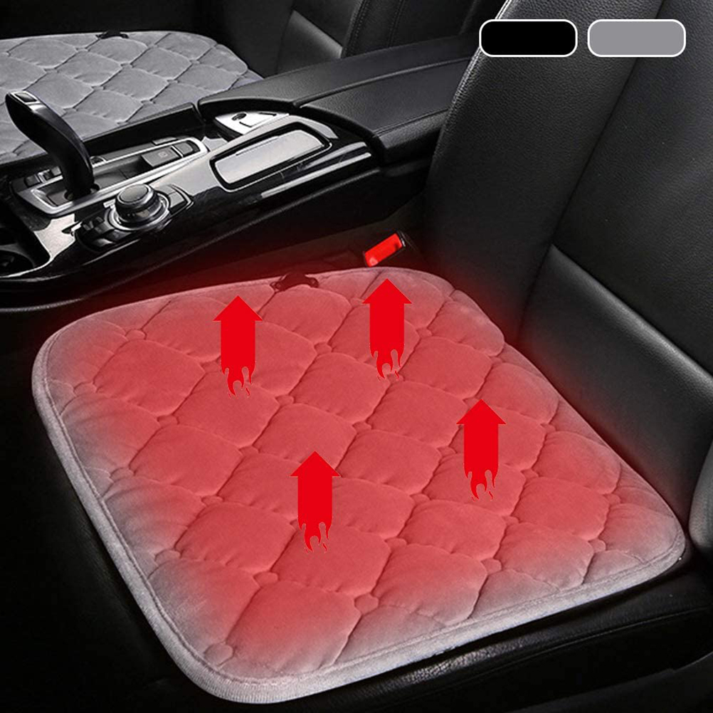 Beheizbares Autositzkissen Mit Usb-anschluss, Beheizbarer Winter-autositz Mit Rutschfester Unterseite, Thermischer Komfort, 12 V, Universalgröße.