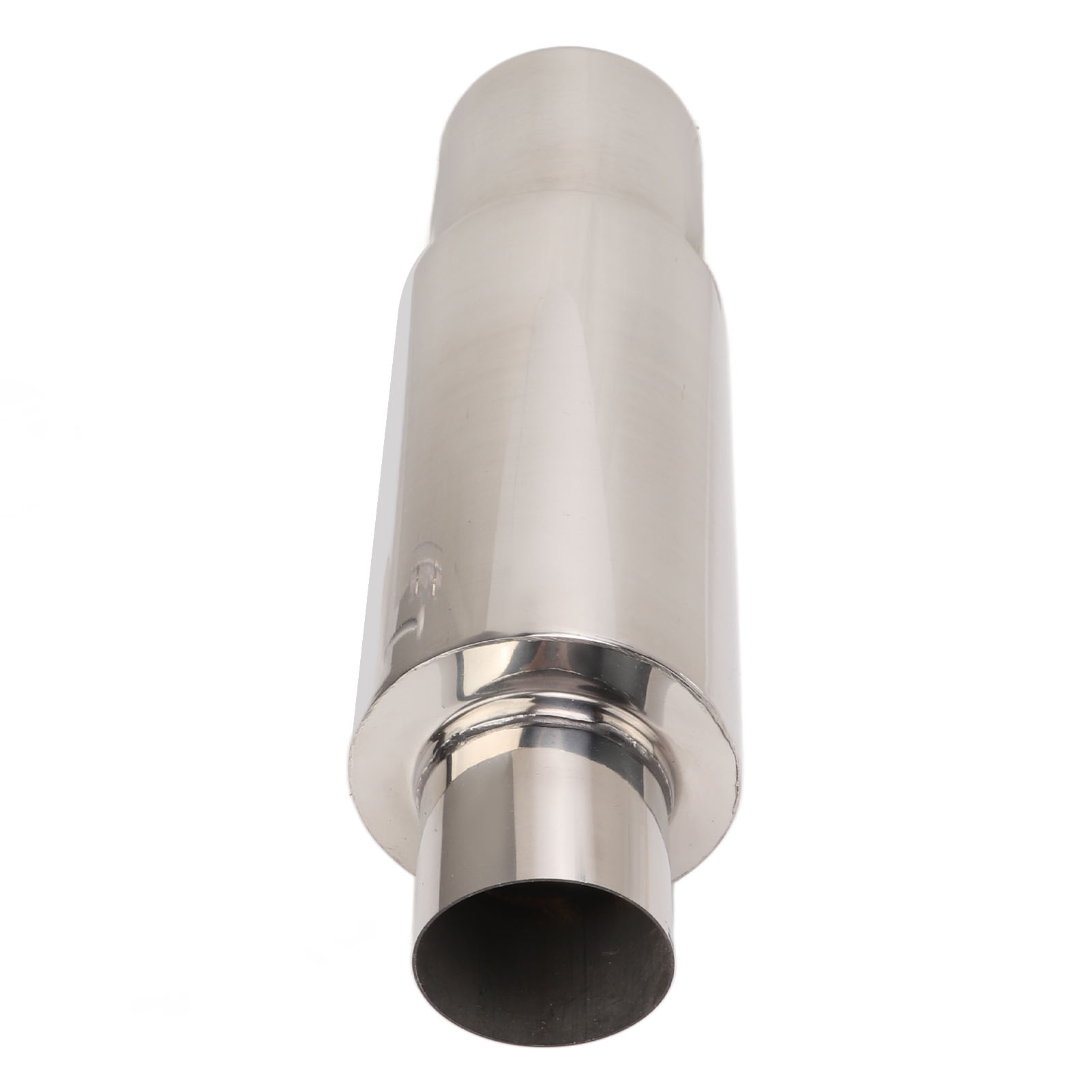 Edelstahl-resonatorschalldämpfer, 2,5-zoll-einlass, 3,5-zoll-auslass, Universelles Autoauspuffrohr