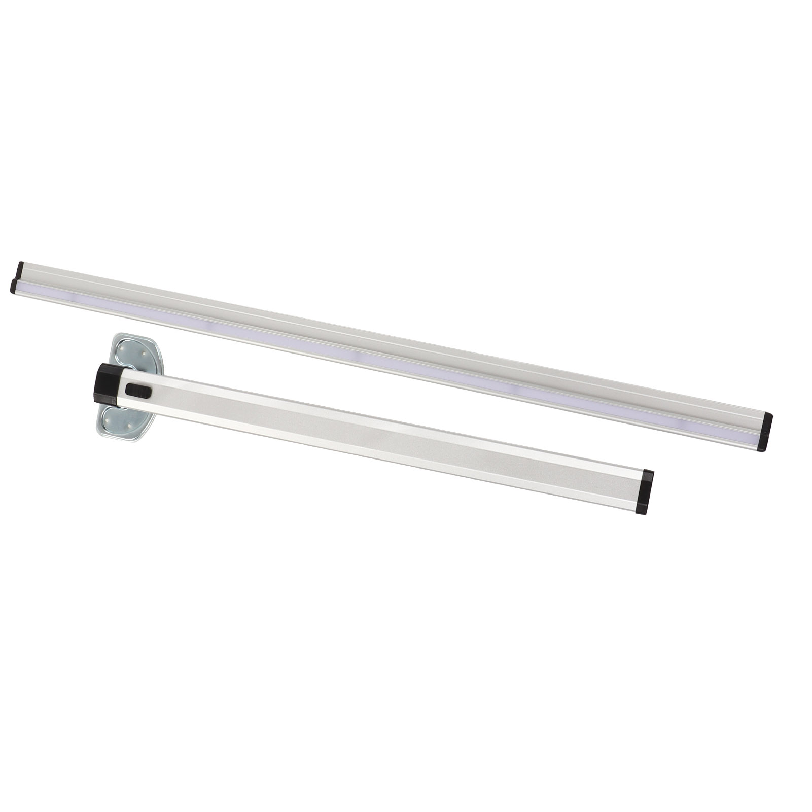Rv 1000 Mm Klappbares Aluminium-tischbein, Abnehmbar, Zur Wandmontage Mit Gleitschiene Und Led-streifen, Ausziehbare Stütze