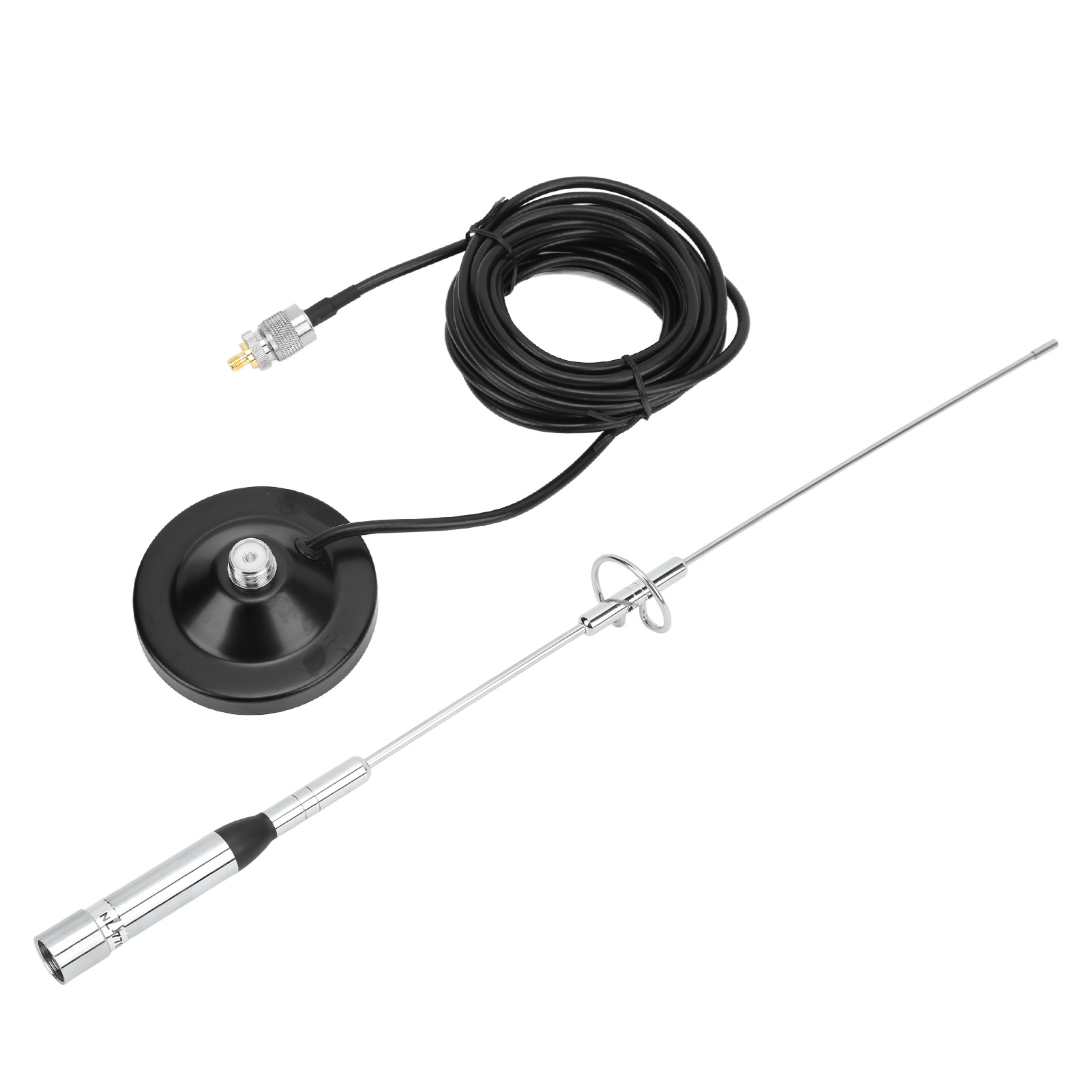 Vhf/uhf-autoantenne Mit Saugnapf, 5 M Kabel, Sma-buchse, Wasserdichtem Set, Plug & Play