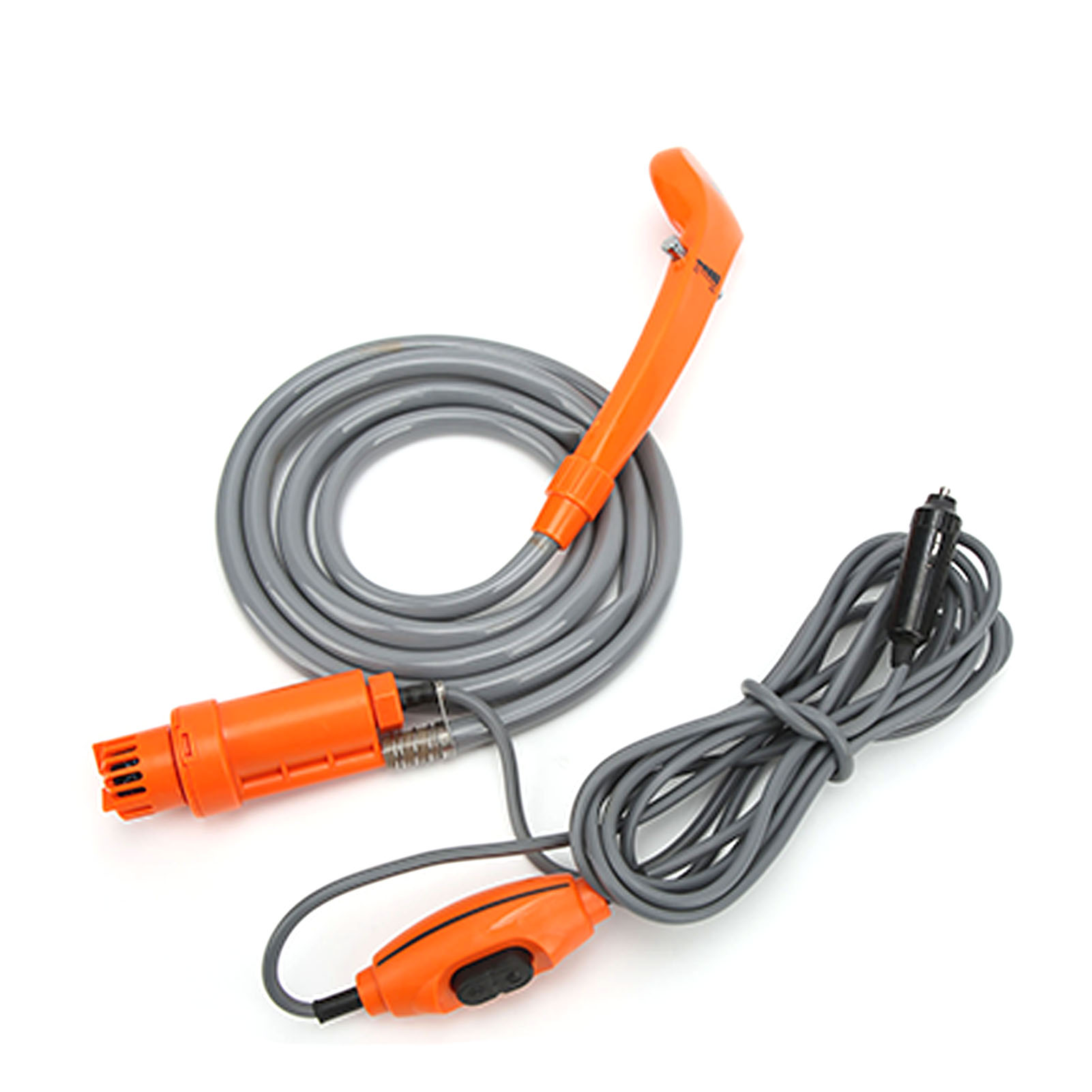 Tragbare Campingdusche Mit 12-v-zigarettenanzünderadapter Für Auto, Autowäsche, Camping, Wandern, Wohnwagen, Haustier