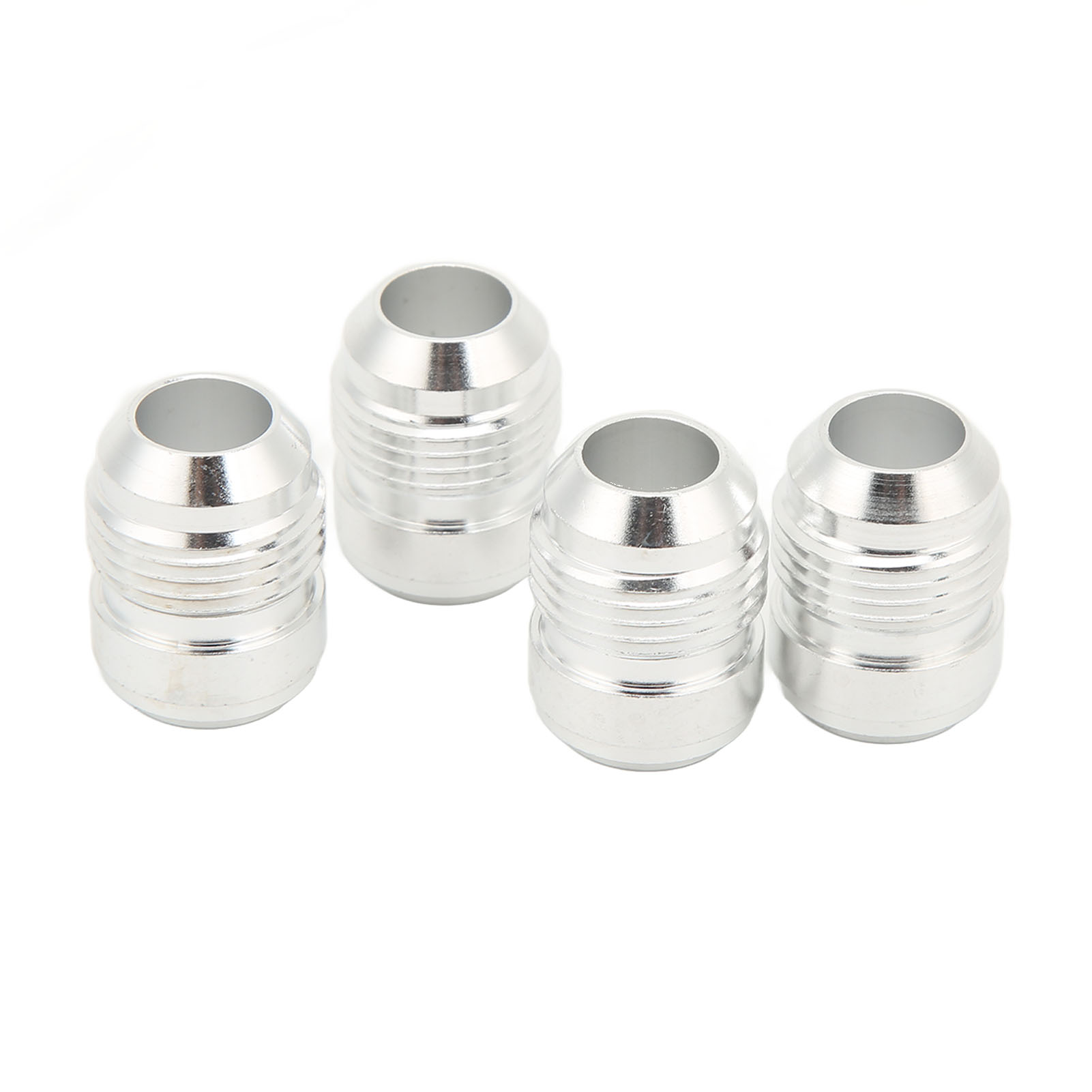 4 Schweißfittings 10an, 3/4 Zoll Gewinde, Aluminiumlegierung Außengewindeadapter Für Rohrende, Satz Mit 4 Stück.