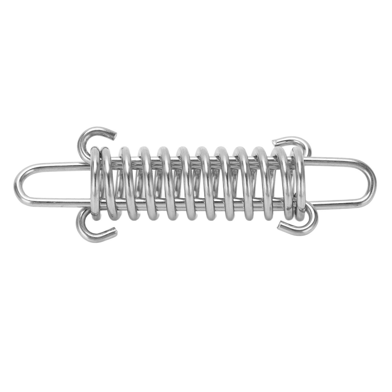 Set Aus 2 Edelstahl-113-mm-festmacherleinen-stoßdämpfern, Multifunktionales Marinezubehör Für Boote, Yachten Und Parks, Hochleistungs-zugfeder.