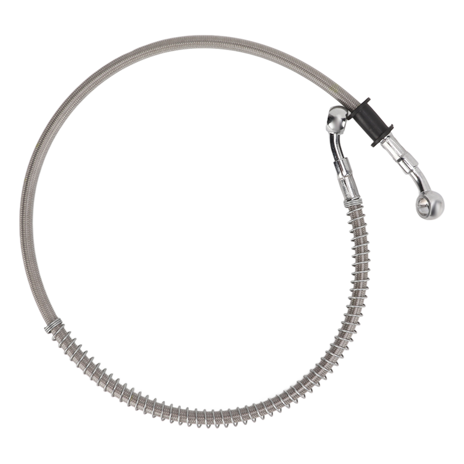 Universeller, Flexibler Motorradbremsschlauch, Edelstahl, Pvc, Rostfrei, Hochleistungs-kraftstoffleitung Für Motorräder, 80 Cm / 31,5 Zoll