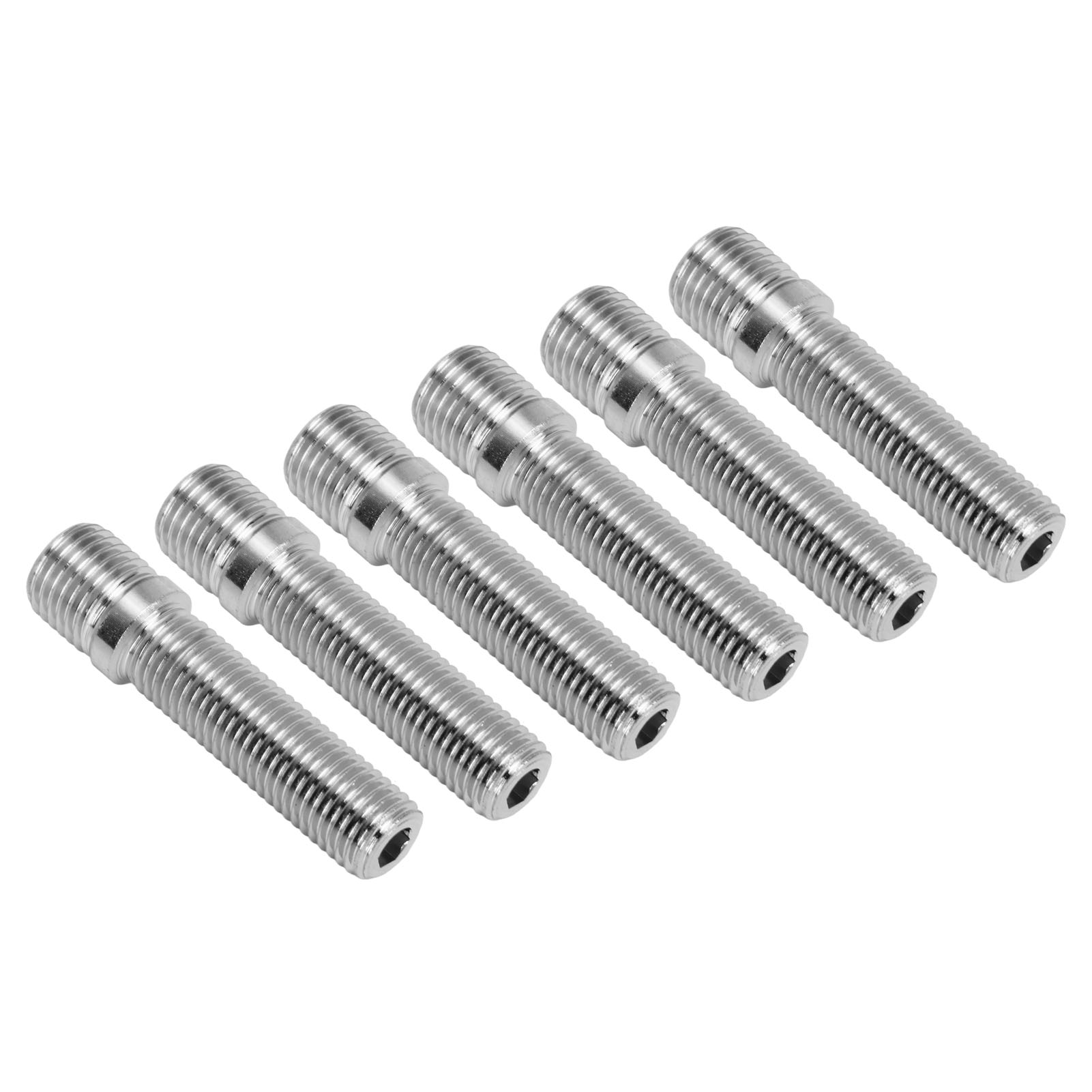 Satz Mit 20 Verlängerten Radbolzen (58 Mm, 41 Mm Reichweite), Umrüstbolzen, Gewinde M14x1,5 Auf M12x1,5, Felgenadapter