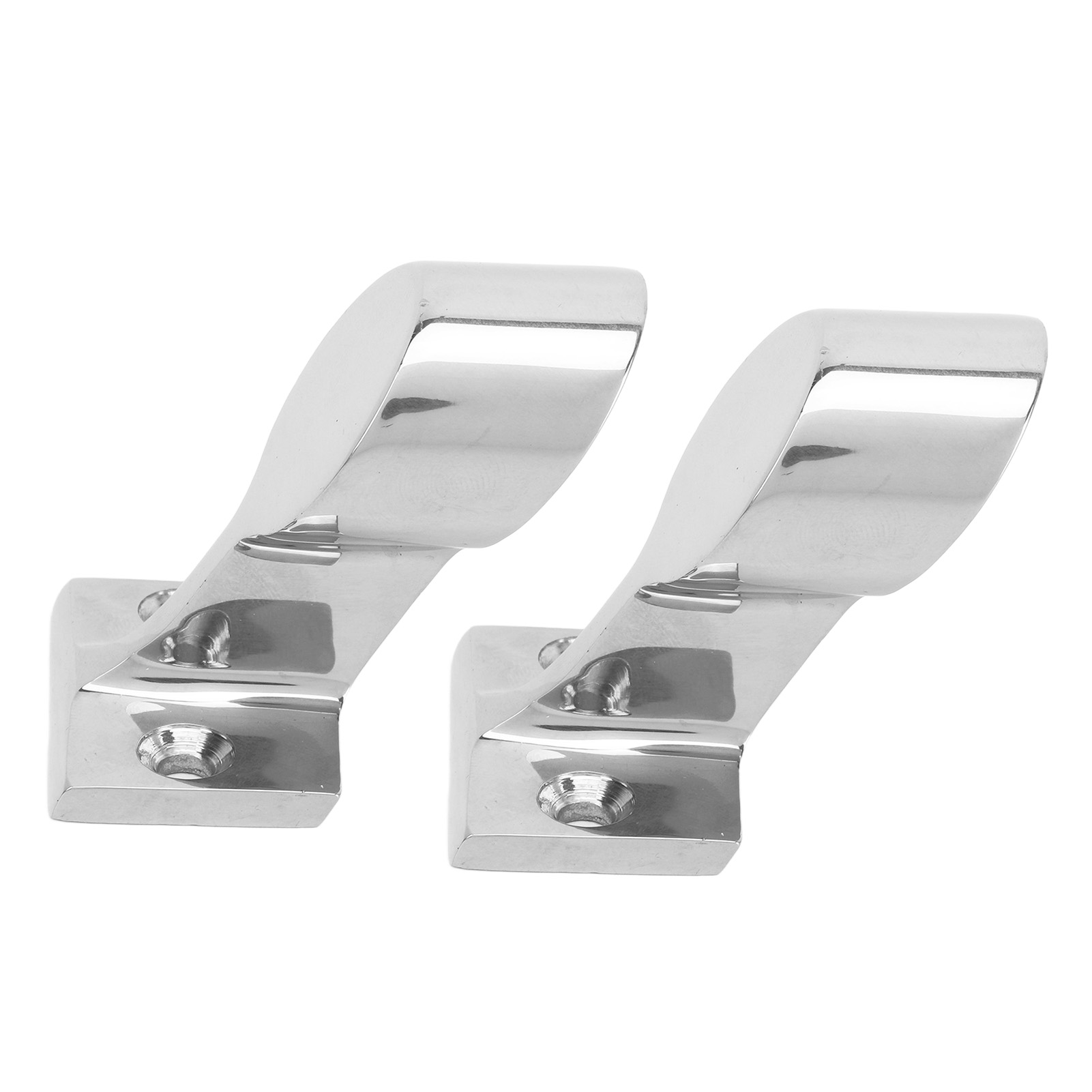 2 Stück Relingstützen Aus 316l Edelstahl In Marinequalität, Hochglanzpoliert, Rostfrei, Für Boote Und Yachten, 22 Mm / 7/8 Zoll