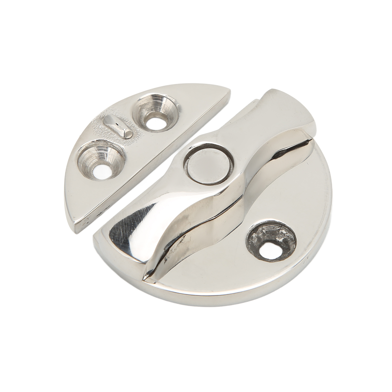 Rundes 45-mm-bootstürschloss, 180°-drehung, Edelstahl 316, Universell Für Yachten Und Segelboote, Außendecks