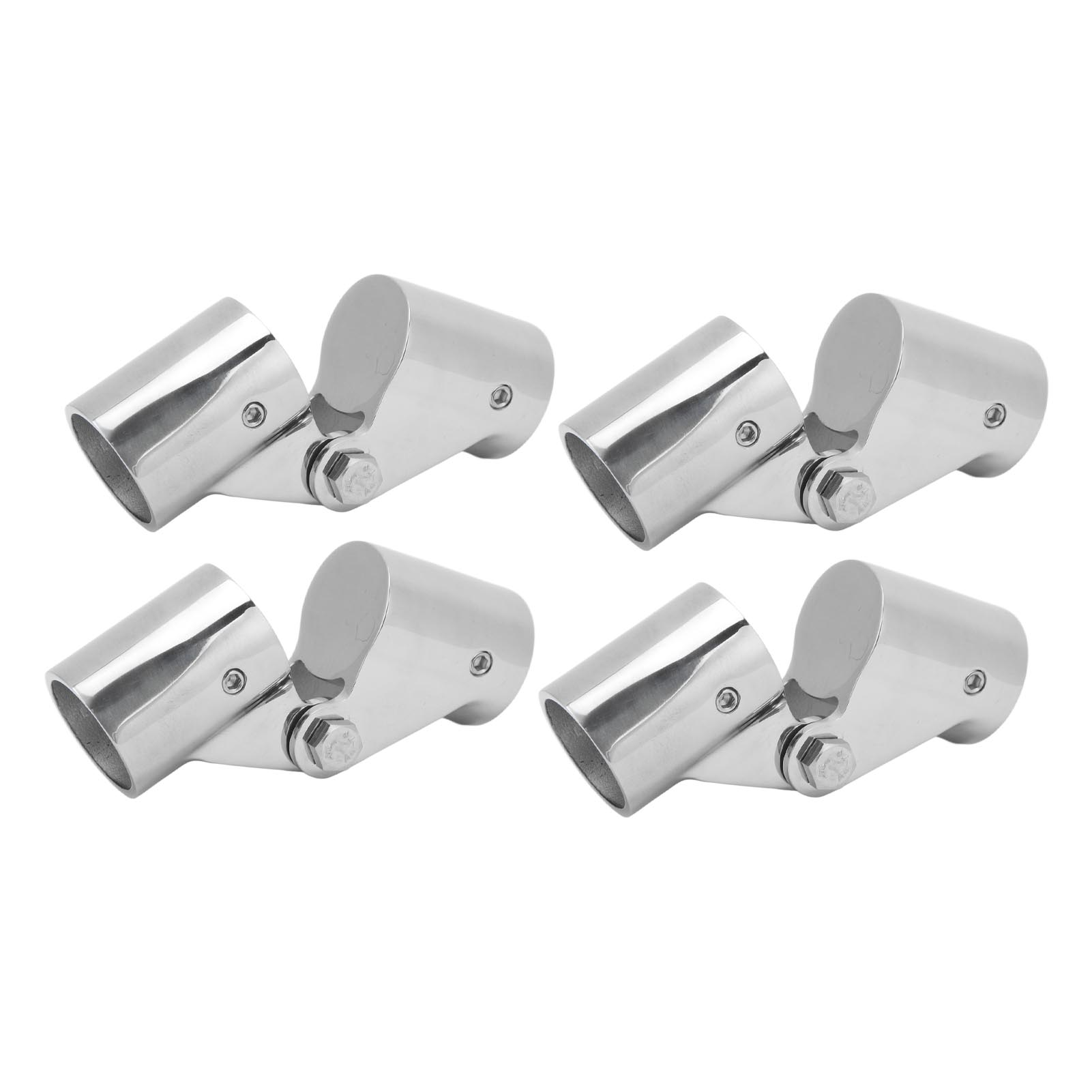 Hochleistungs-schlauchverschraubung Aus Edelstahl, 25 Mm Drehdurchmesser, 4er-pack, Für Boote, Yachten Und Schlauchboote.