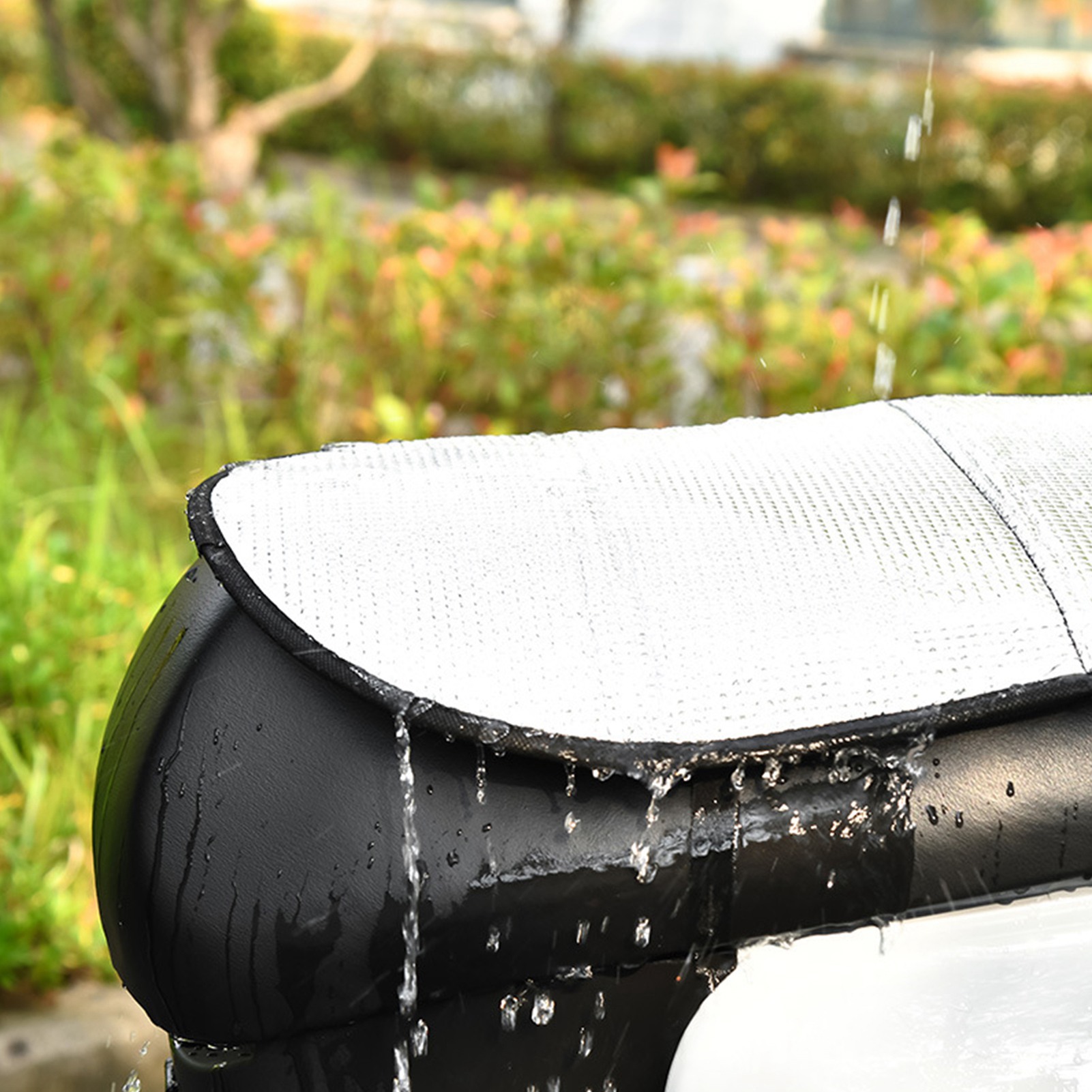 Set Mit 2 Wasserdichten Motorradsitzbezügen, Regenschutz, Sommerliche Hitzereduzierung, Wärmeisolierung Für Motorräder