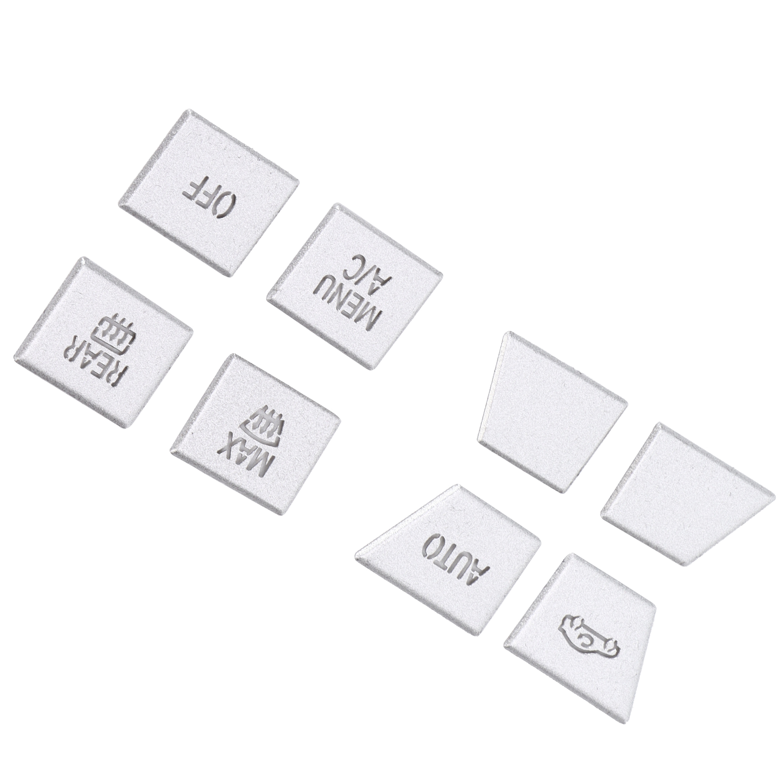 Ersatz-klimaanlagenbedienteil Mit 8 Tasten Aus Silberfarbener Aluminiumlegierung, Kompatibel Mit Bmw 3er G20 G28 2020-2021