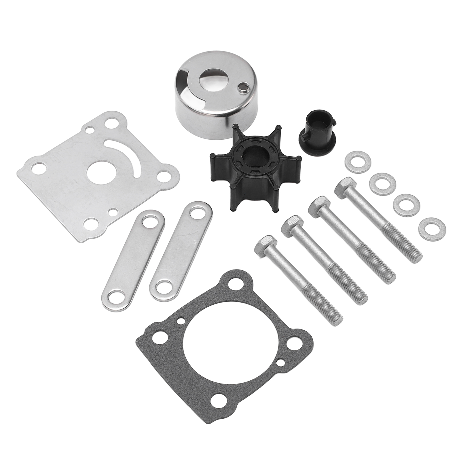 15-teiliger Reparatursatz Für Wasserpumpenlaufrad 6g1-w0078-a1, Kompatibel Mit 6-8 Ps 2-takt-außenbordmotoren, Dichtungssatz