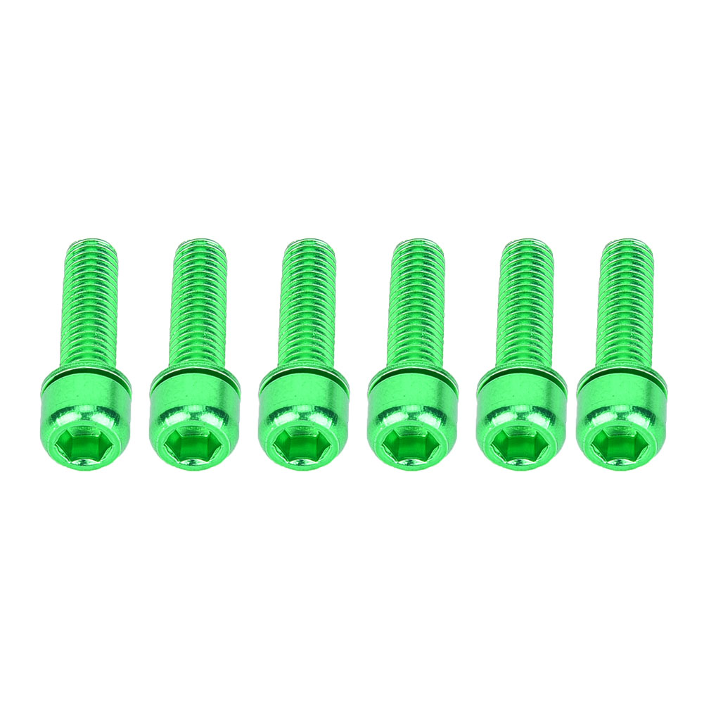 Stück M5x25mm Fahrradflaschenhalterung Aus Titanlegierung, Aufbewahrungsbolzen, Fahrradzubehör (grün)