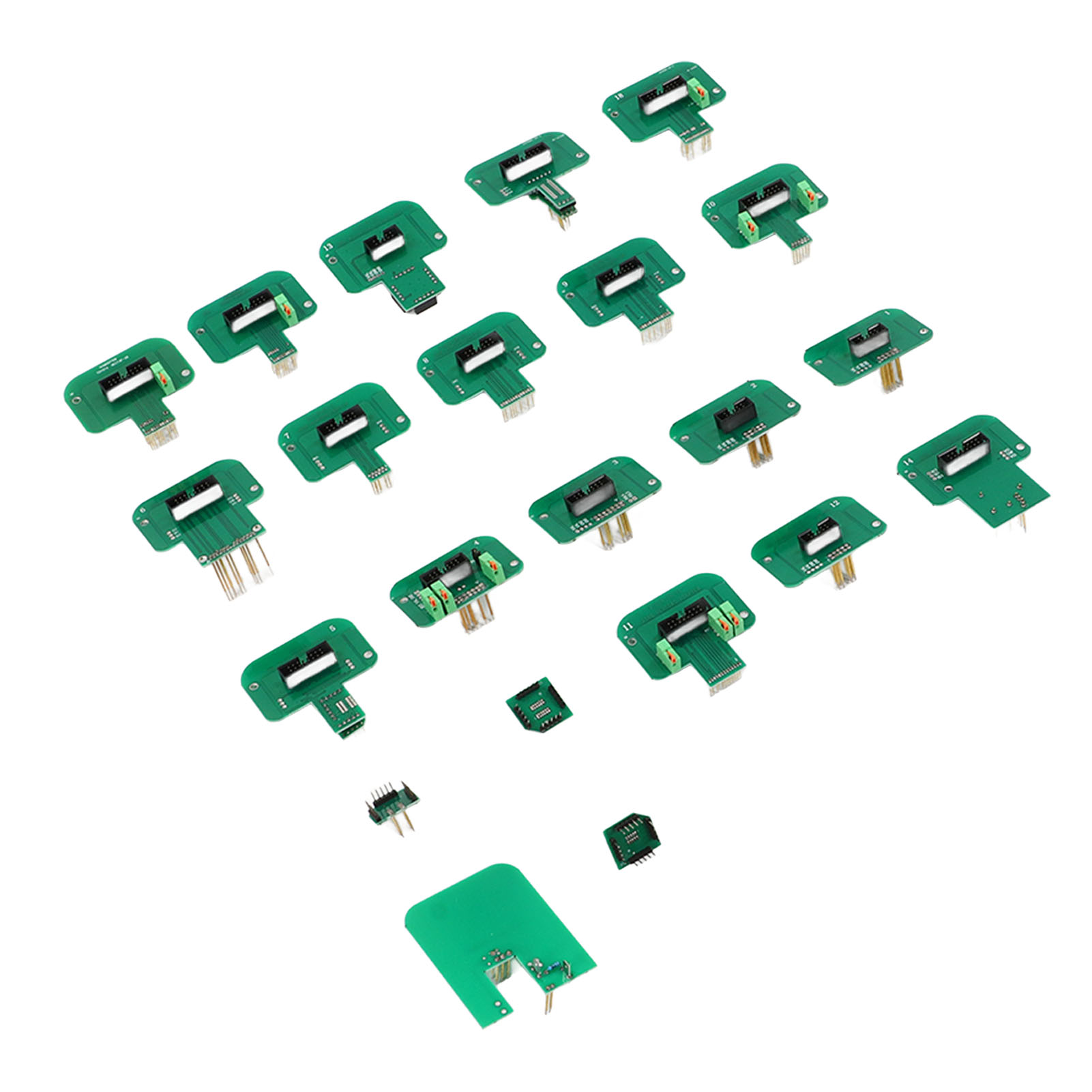 22-teiliger Satz 60-mm-prüfspitzenadapter, Steuergeräte-tuning-tool Für K-tag-programmiergerät, Elektronische Chip-steckverbinder, Kfz-diagnosezubehör
