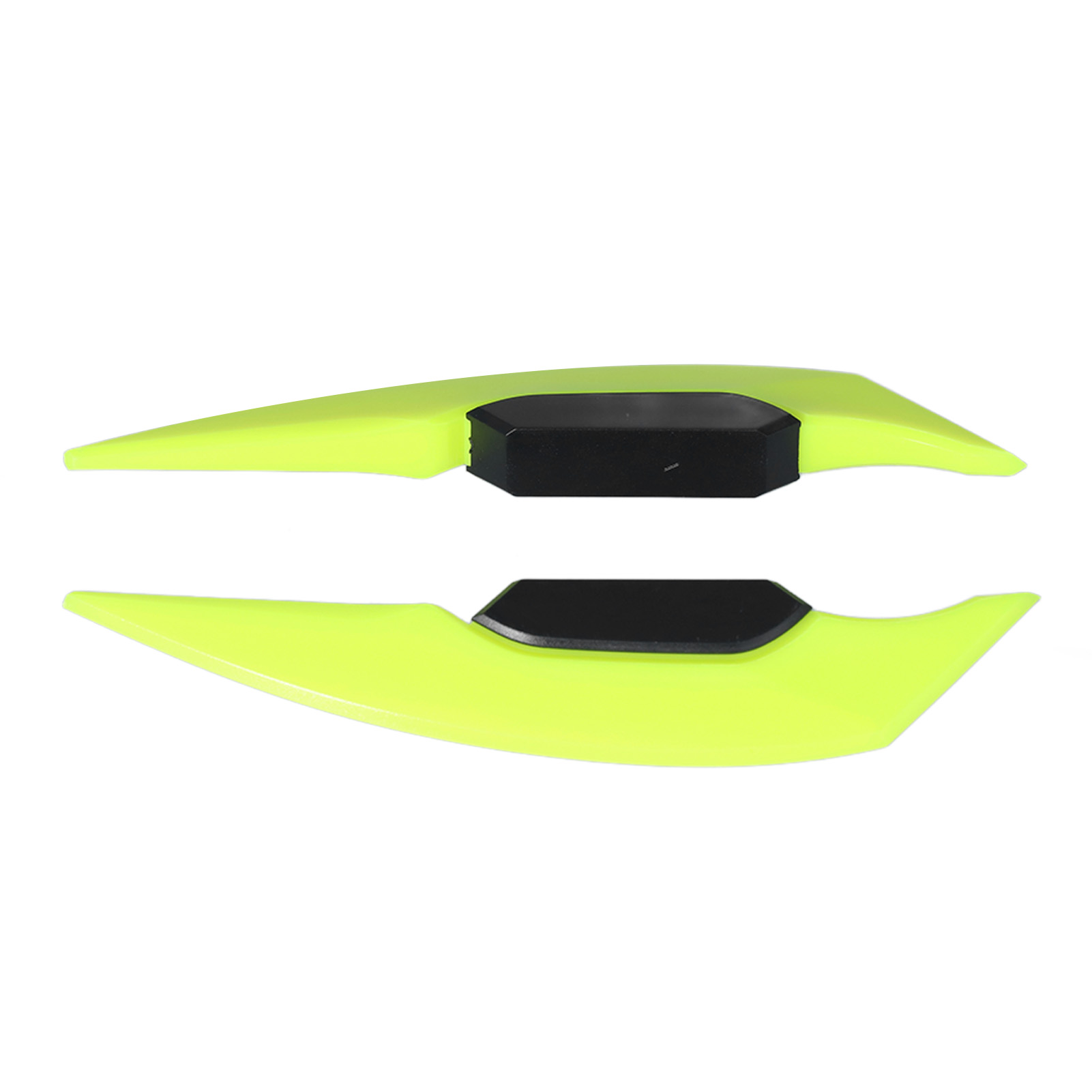 Paar Aerodynamische Seitenflügel Für Motorräder, Universelle Spoiler Für Motorräder Und E-bikes, Fluoreszierend Grün, 2-teiliges Set