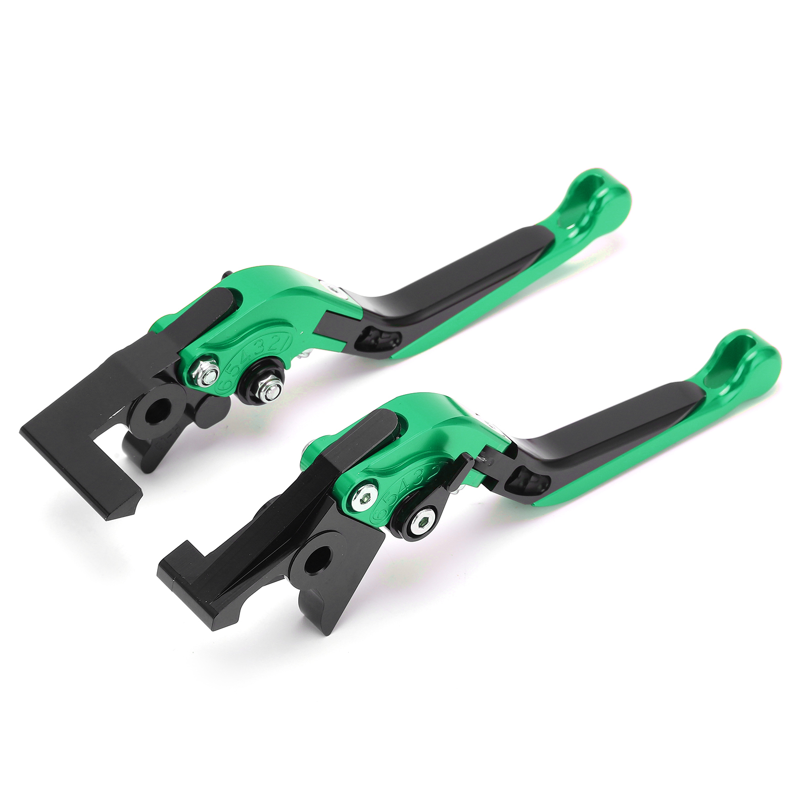 2 Verstellbare Motorradbrems- Und Kupplungshebel, Grüne Cnc-gefräste Aluminiumlegierungsgriffe, Ersatz Für Honda Forza 250/300/350 (2018-2021)