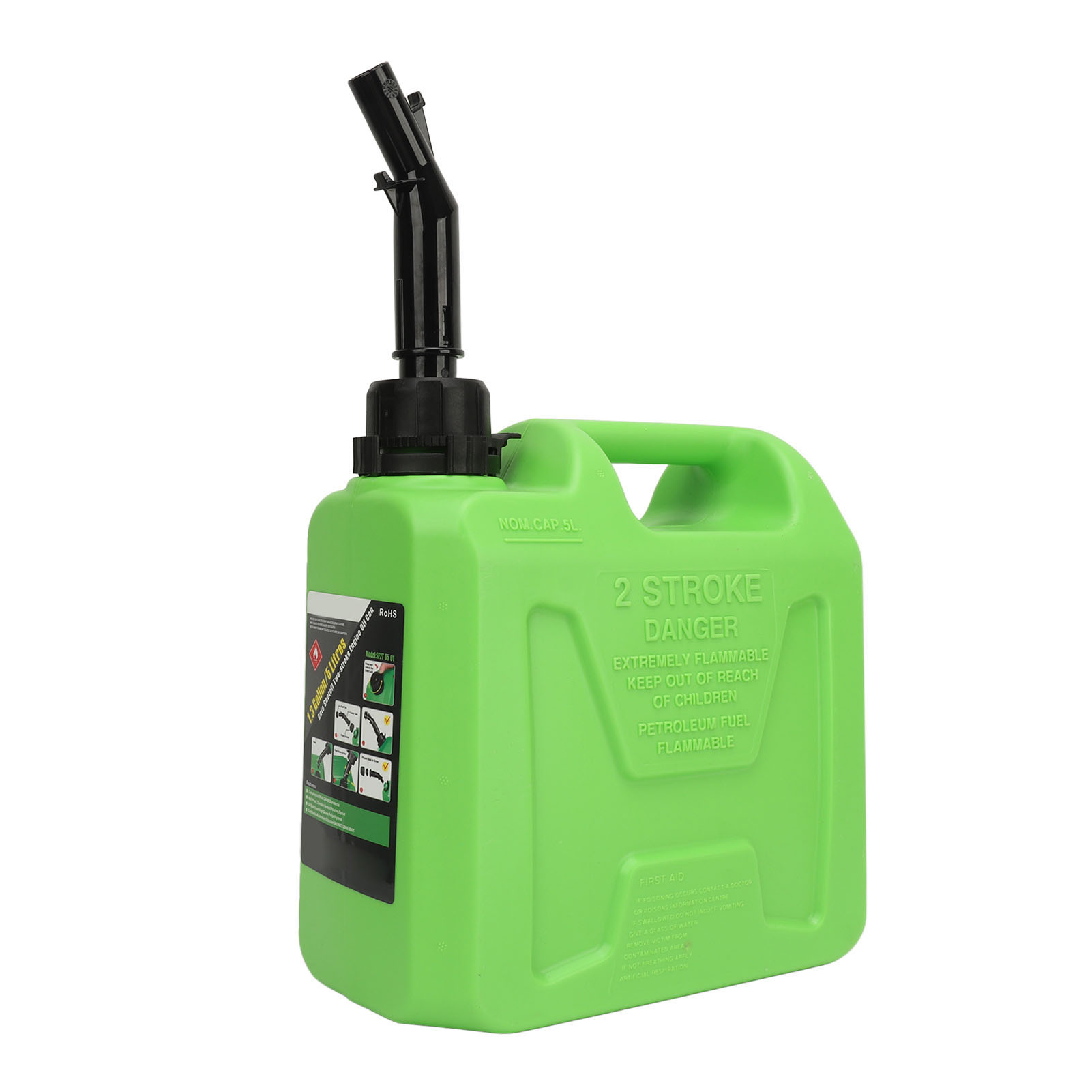 Tragbarer 5-liter-kraftstoffkanister Mit Automatischem Verschluss, Umweltfreundlicher Kraftstofftank Für Wohnmobil, Wohnwagen, Auto Und Suv